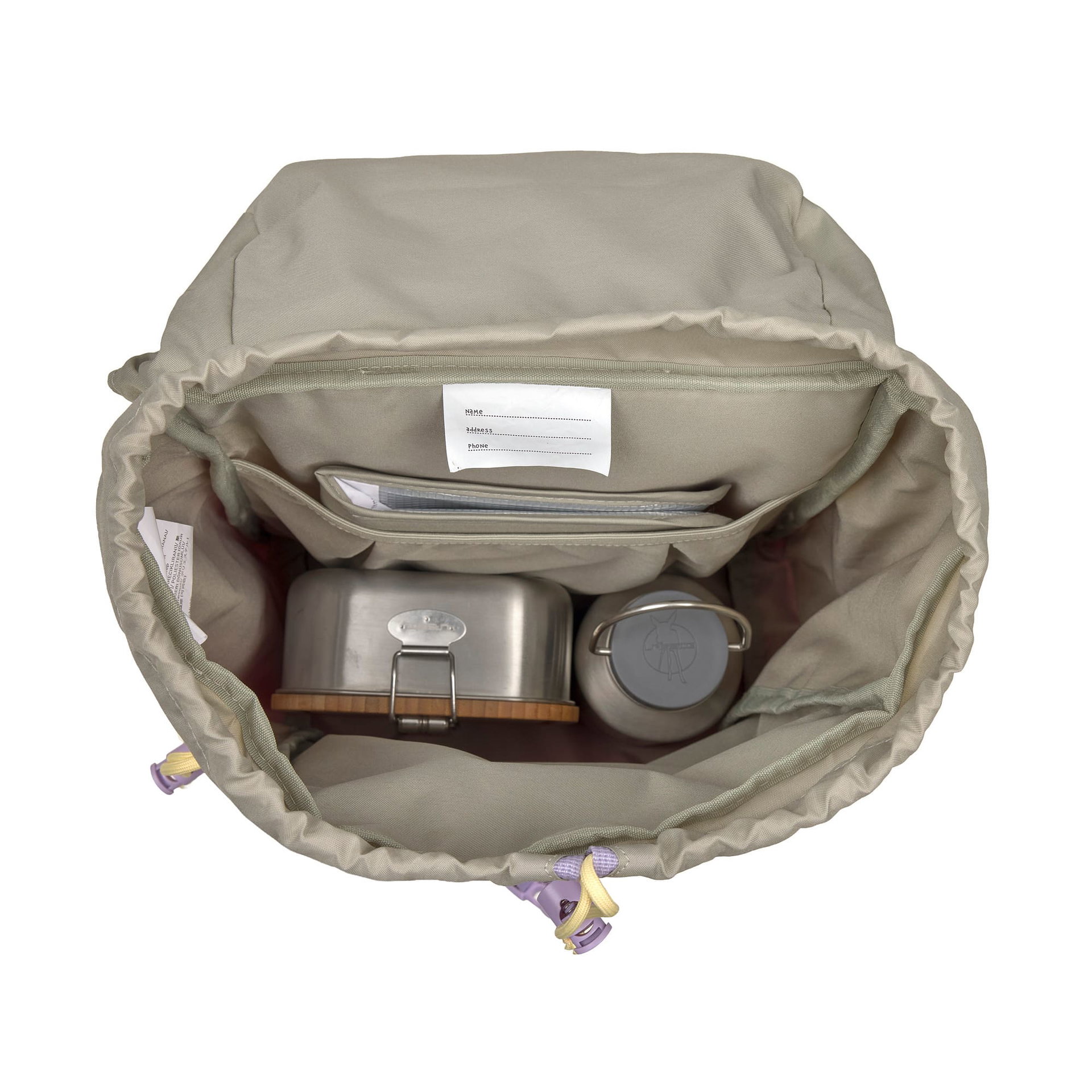 Rucksack, Camping, isoliert, BentoLunchbox, Flasche