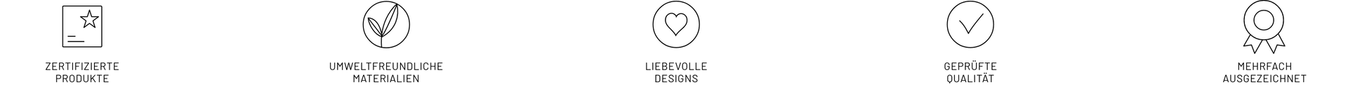 Icons - Nachhaltigkeit bei Lässig