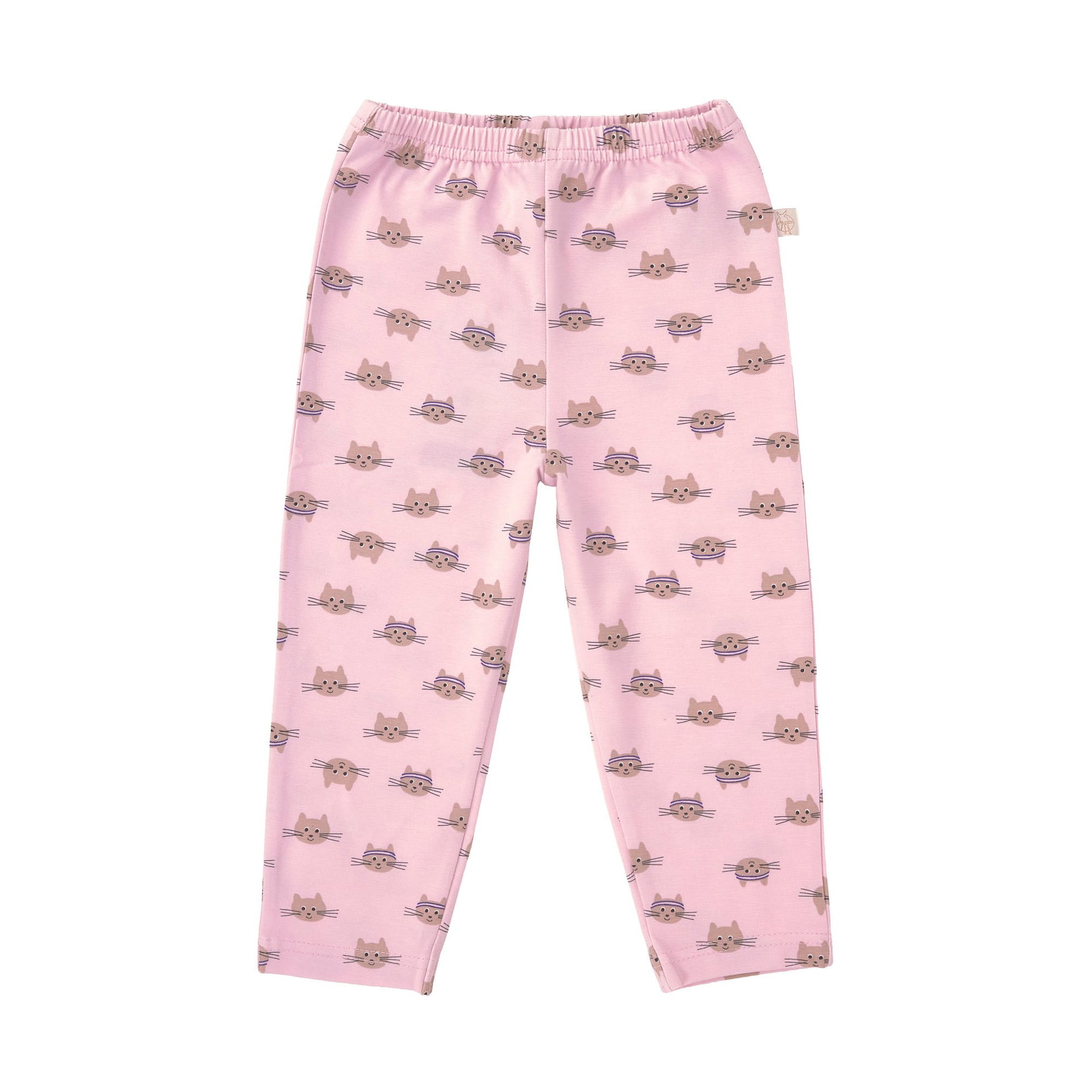 Bild 1 PreOrder 2026 - Leggings Jersey GOTS Cat cloud pink, Bekleidung, Pyjama, Bekleidung, Pyjama, Bekleidung, Pyjama
