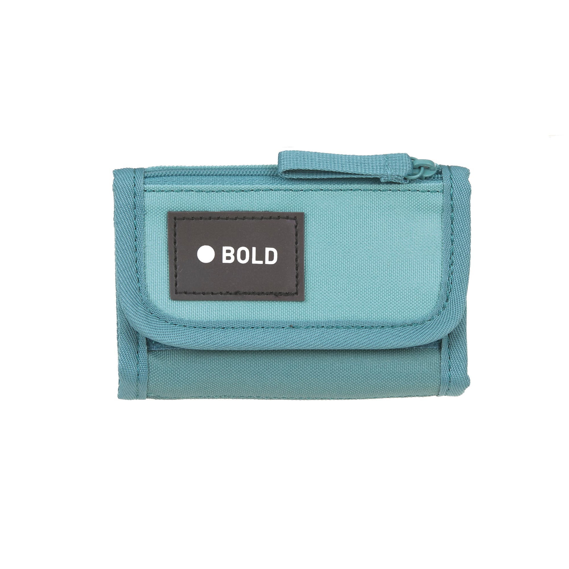 pouch, wallet, türkis, stoff, reißverschluss
