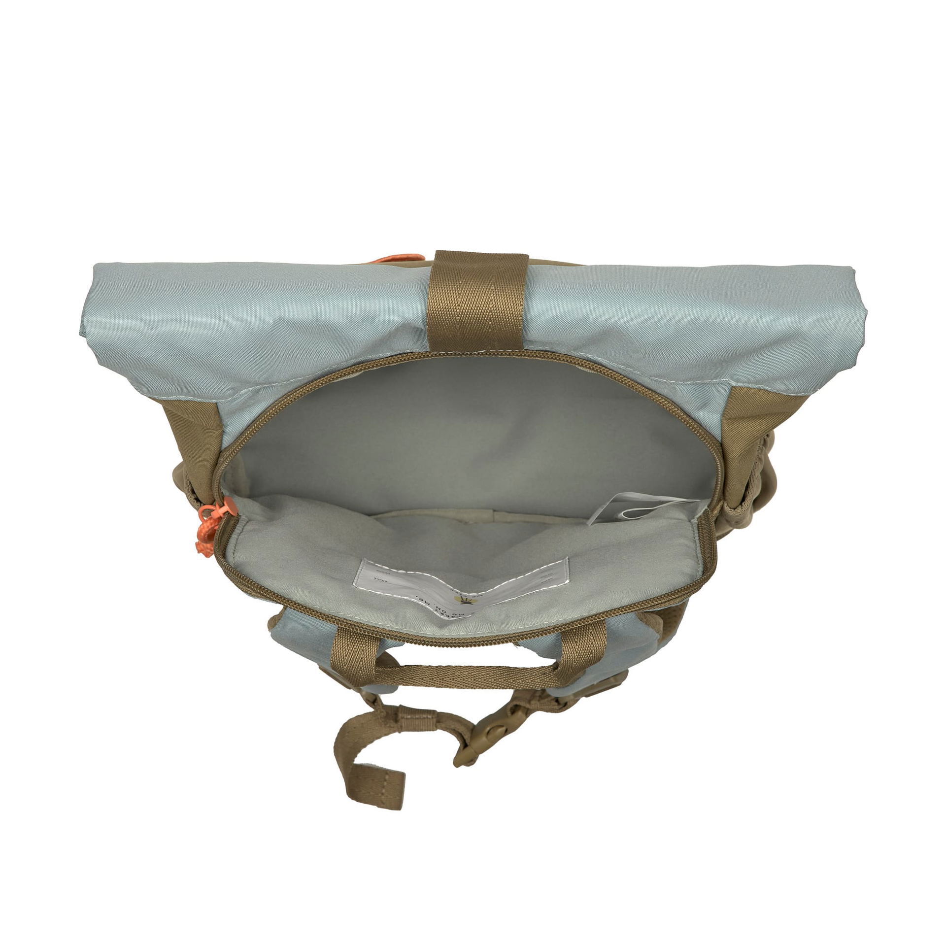 Mini Rolltop Backpack Nature, olive Lässig