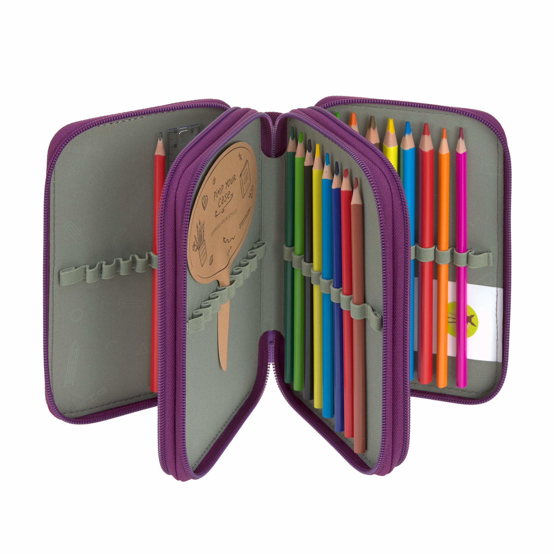 Schlamper, Buntstifte, Halter, Etui, Schulbedarf