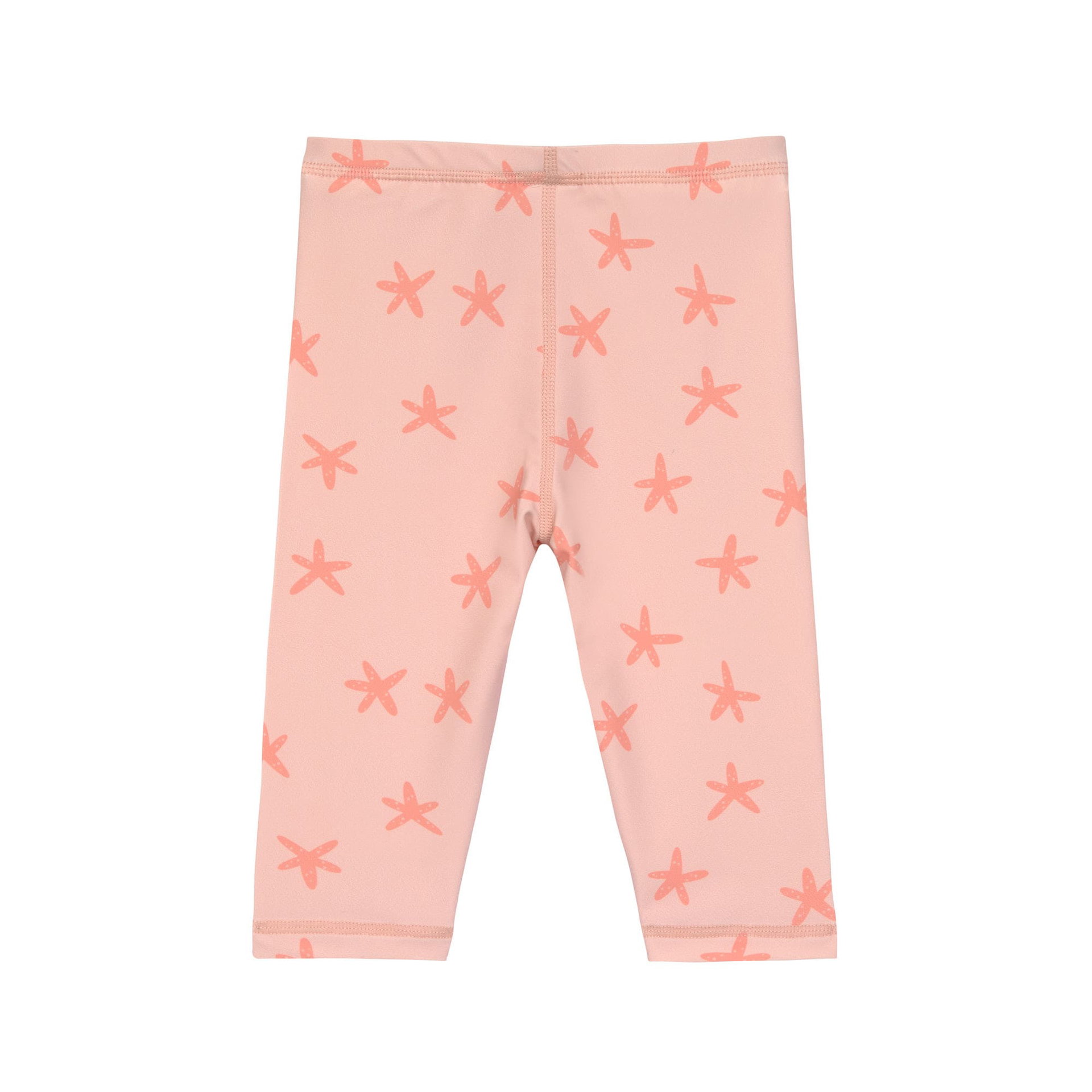 Badehose Baby Kurz (UV-Schutz & Windel) - Seestern, Rosa