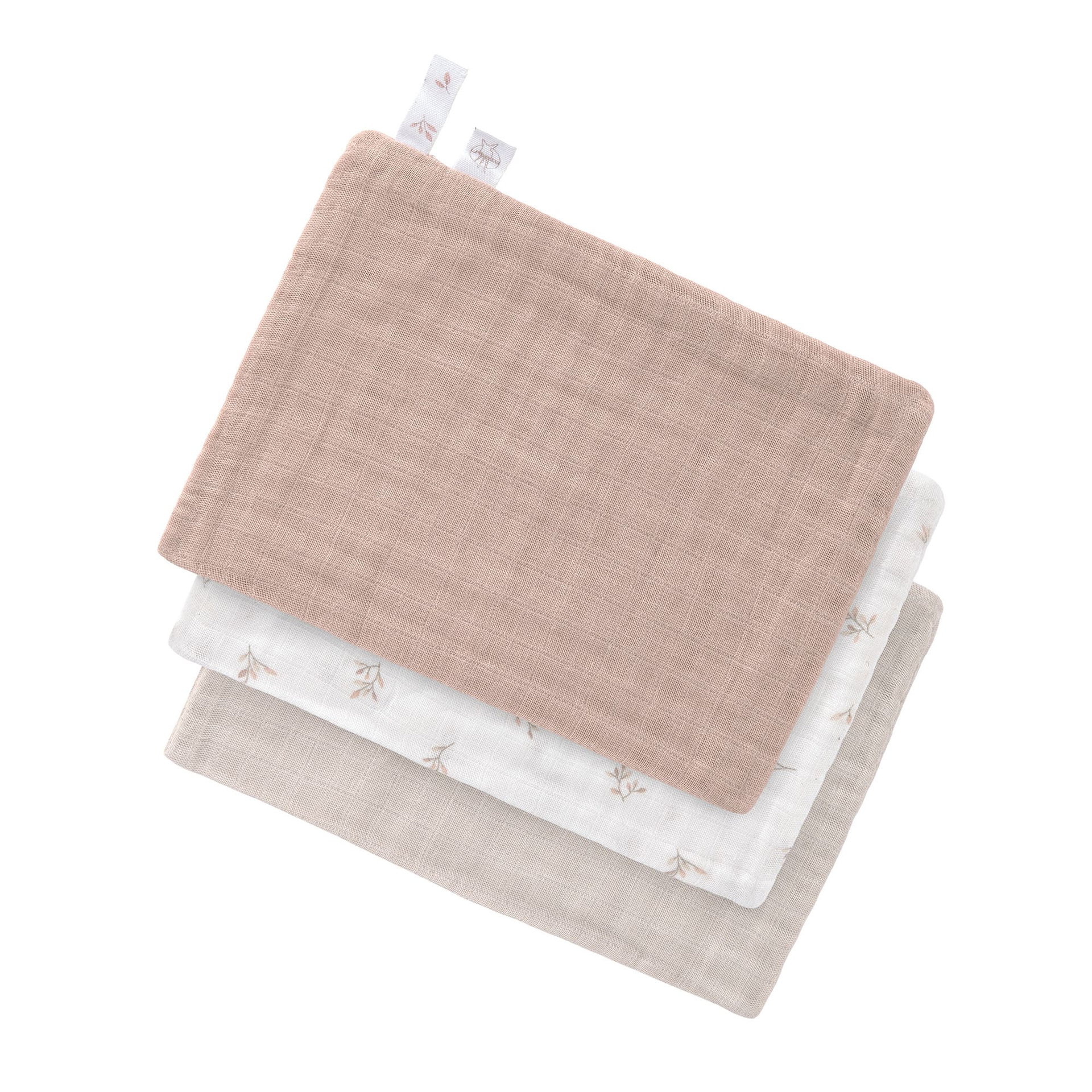 Bandeau, Stoffservietten, Tücher, Musterung, Beige