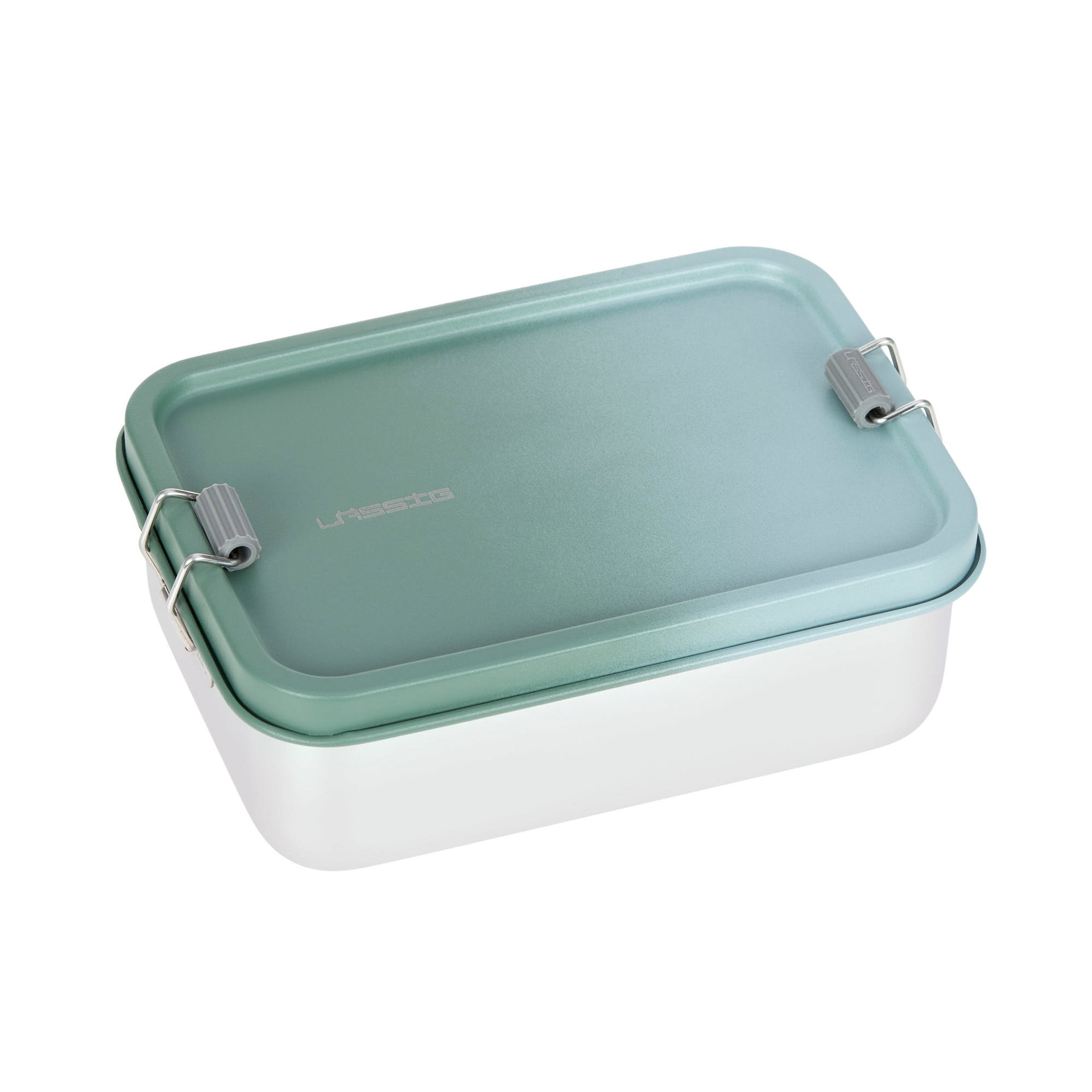 Brotdose Kinder - Edelstahl Lunchbox, Unique, Grün