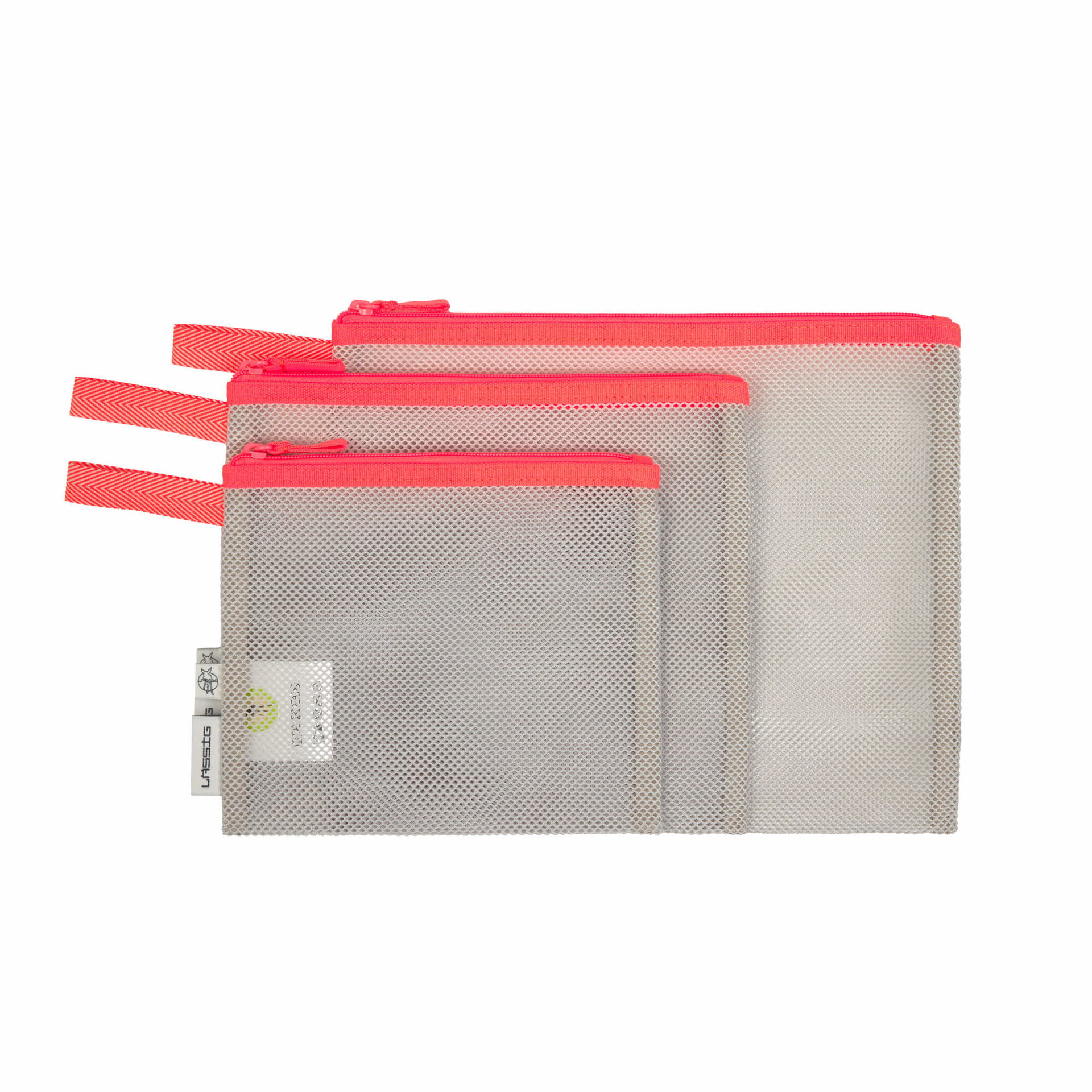 Bild 1 Mesh Bags Set 3 pcs neon orange, Datei, Tasche, Zubehör, Handtasche