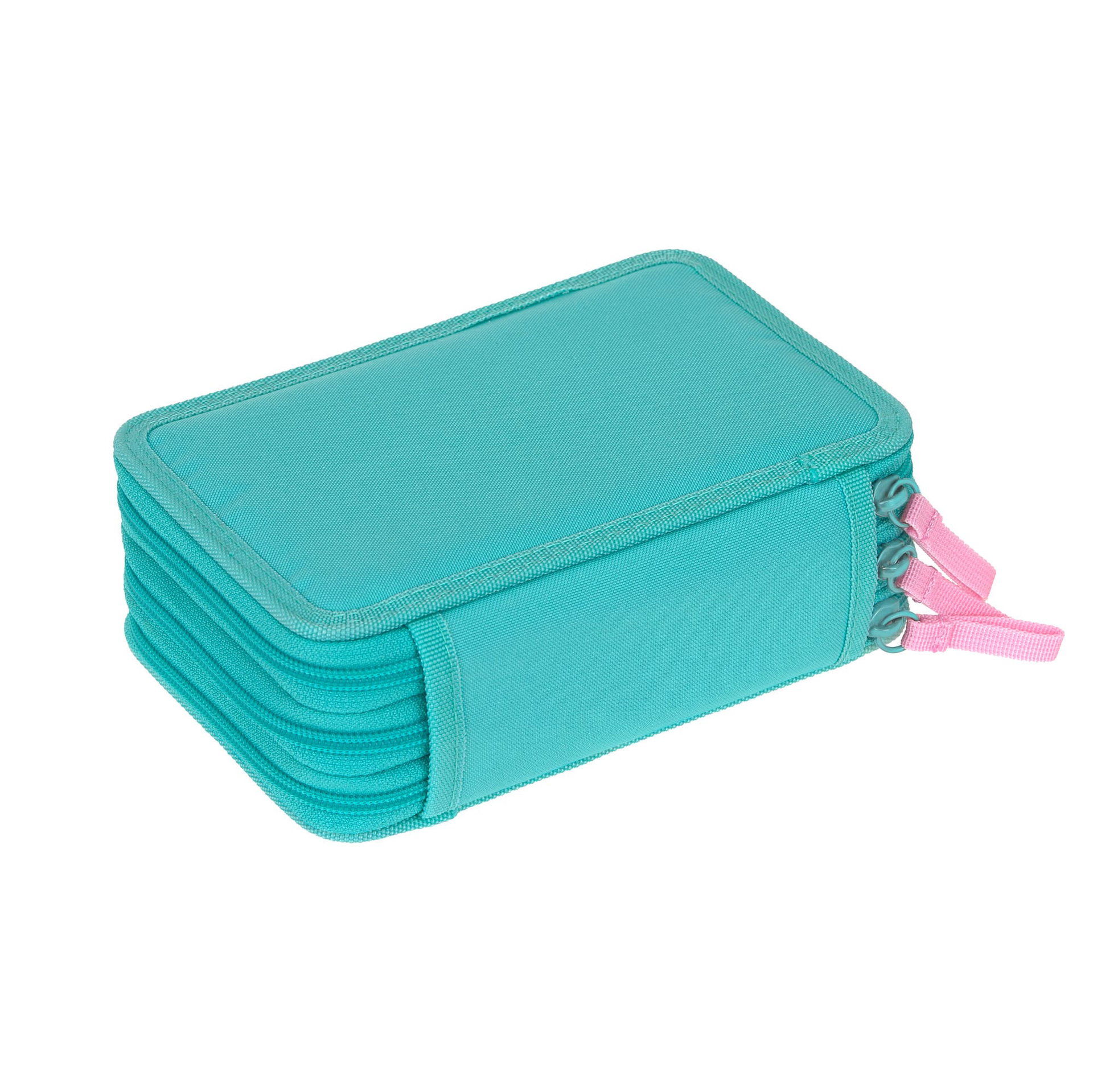 tasche, etui, aufbewahrung, reissverschluss, turquoise