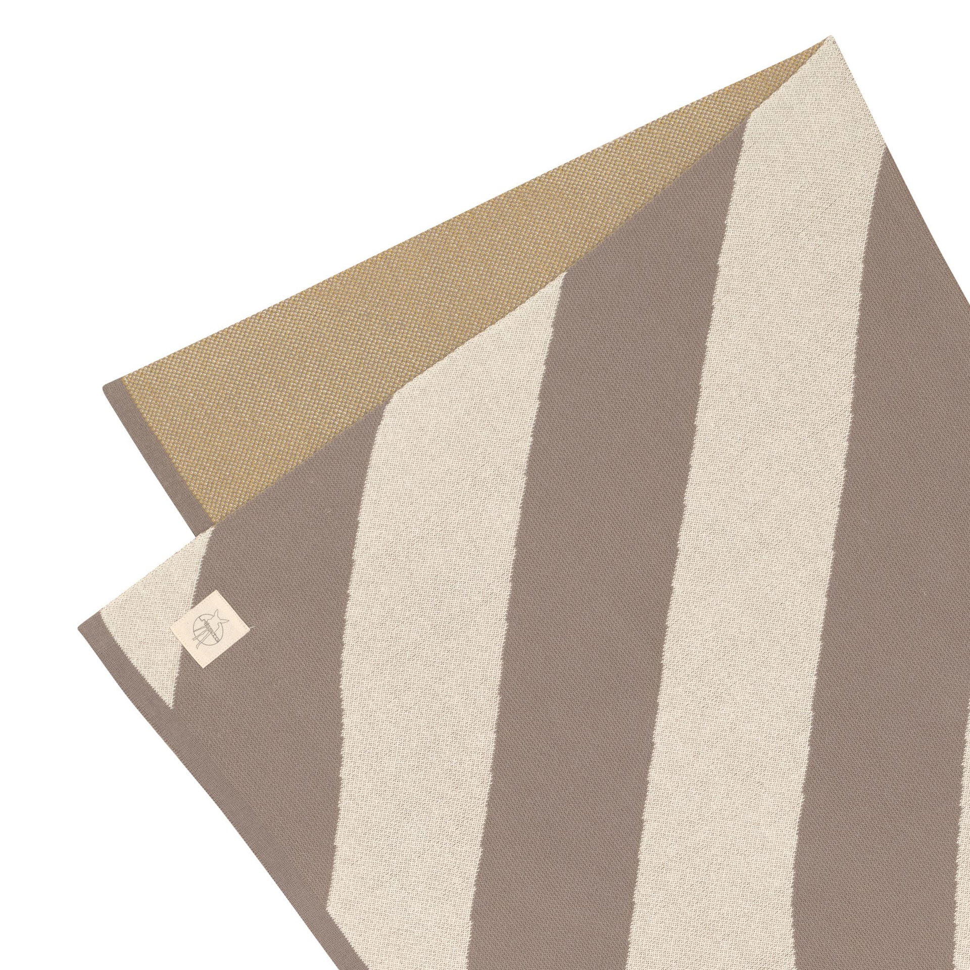 Bild 4 Babydecke - Bio Baumwolle, Gestreift Nature Taupe, Dekoration für Zuhause, Teppich