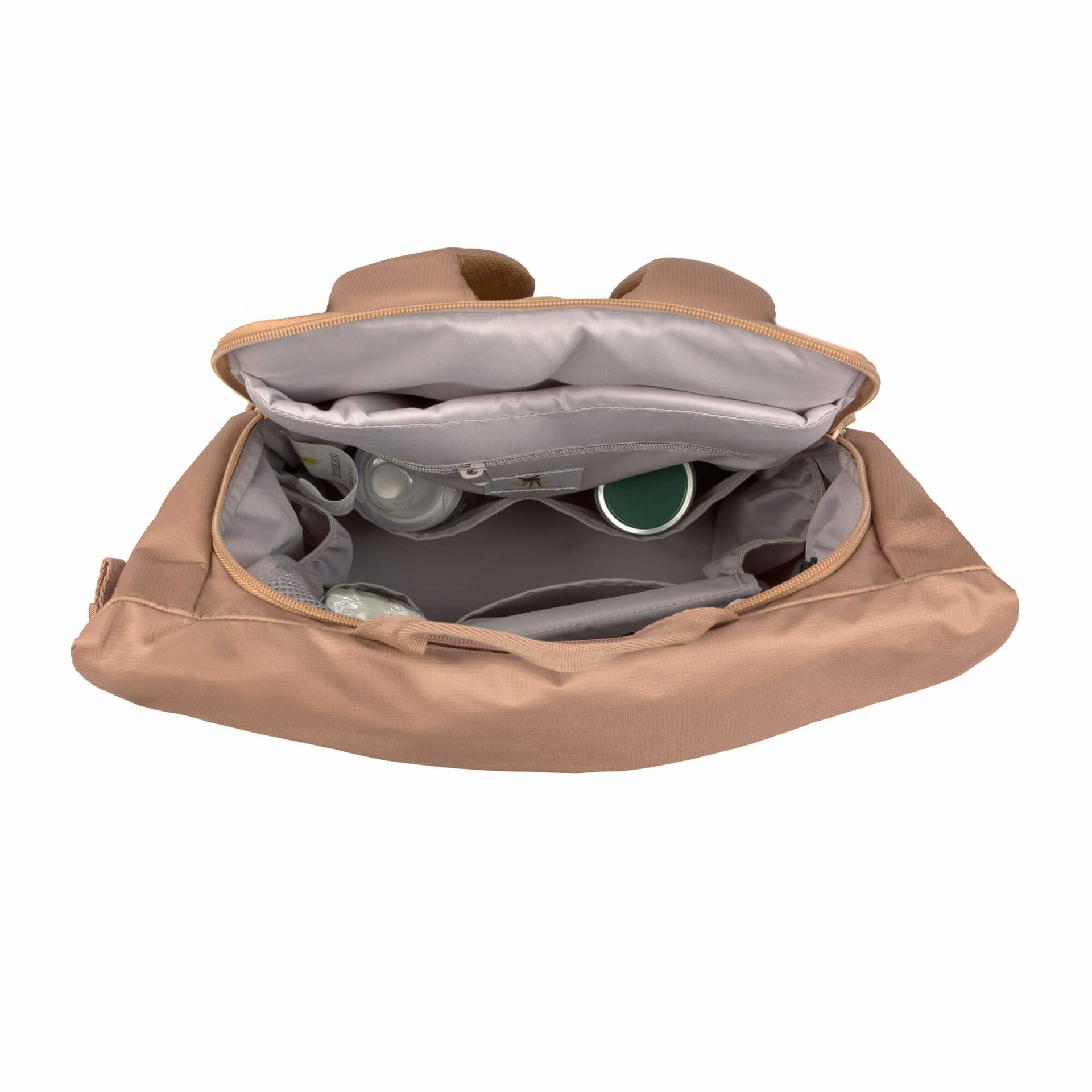 Wickelrucksack - Outdoor Rolltop Backpack, Mandel