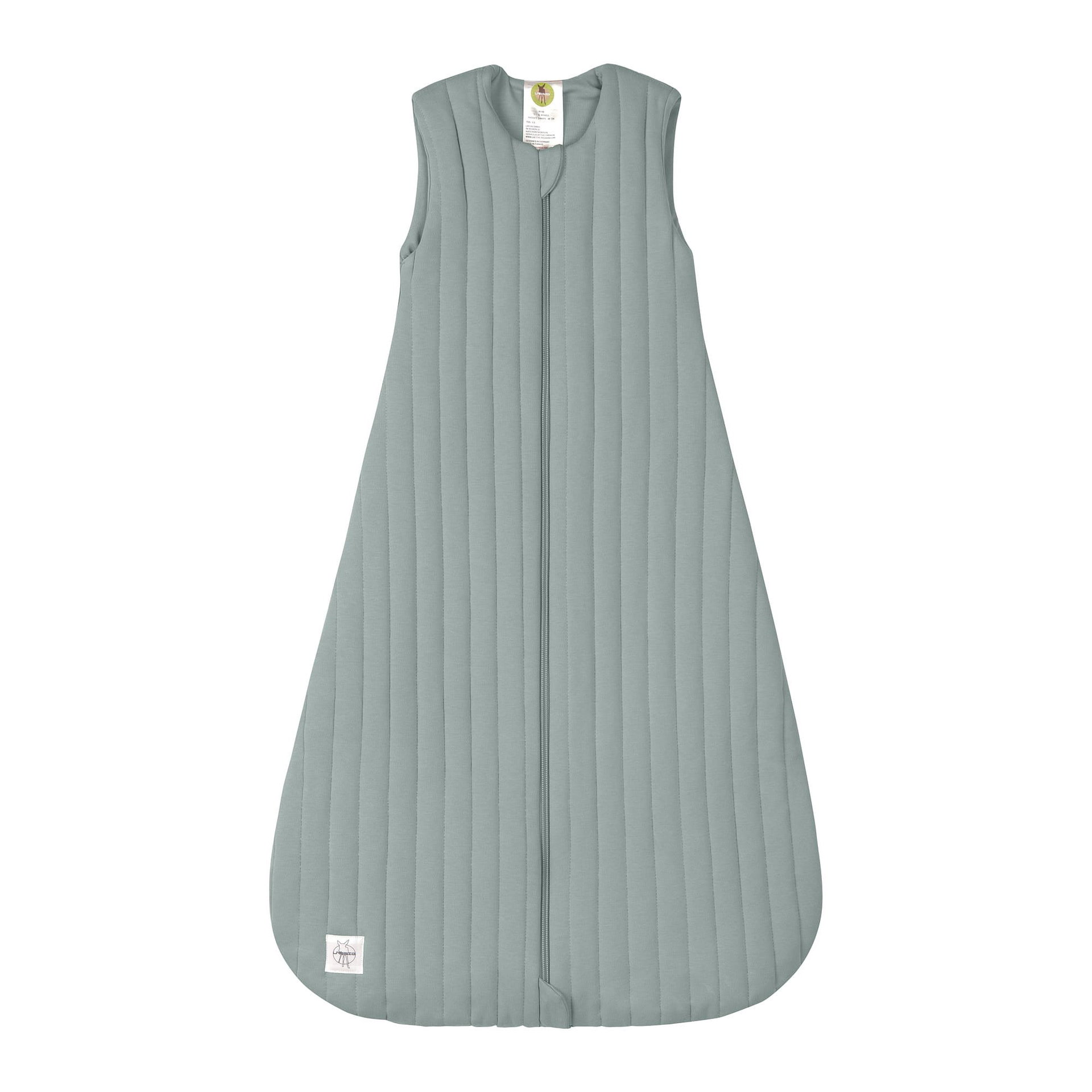 Baby Schlafsack 3 TOG - Bio Baumwolle, Granit Grn | Lssig