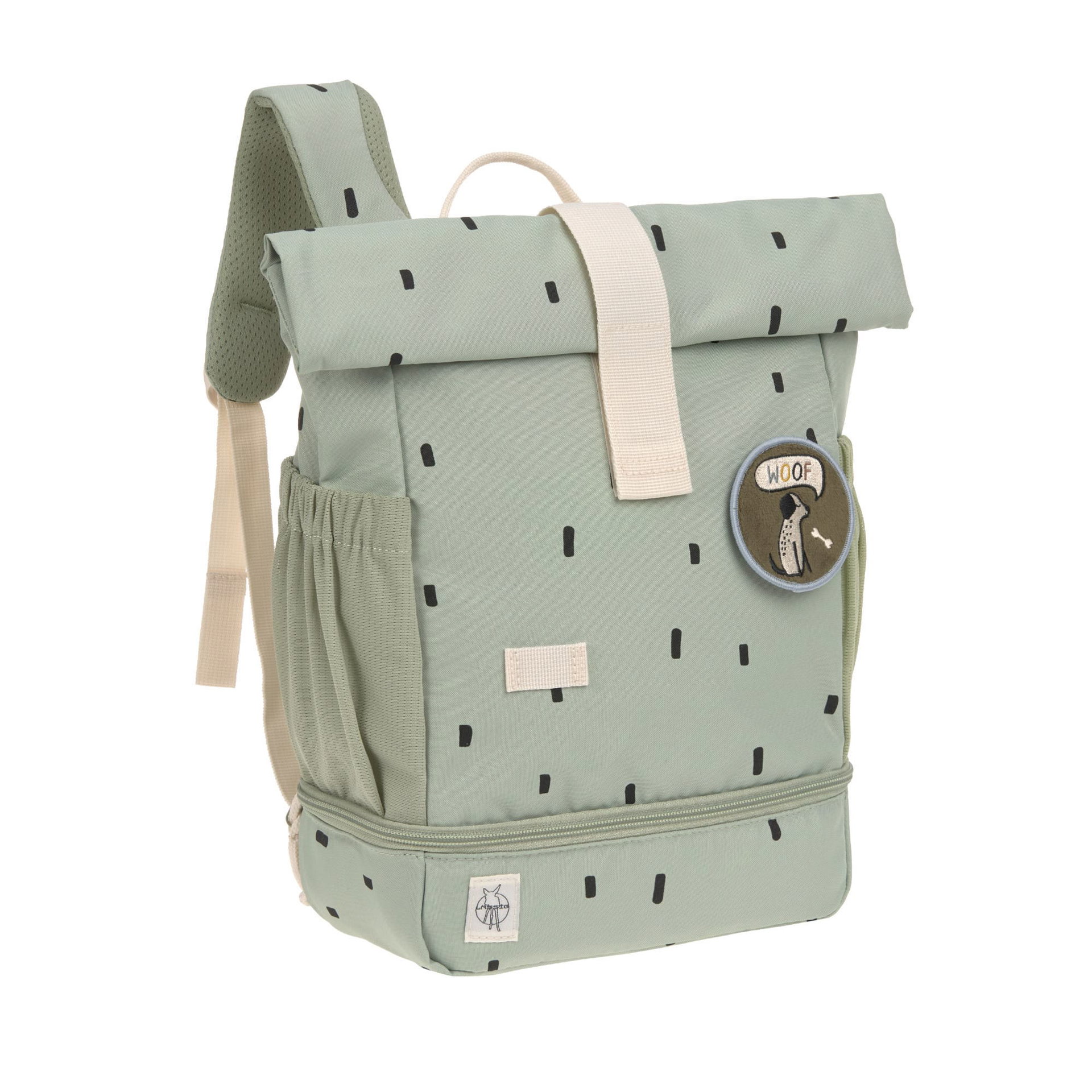 Kindergartenrucksack Rolltop - Little Gang, Dunkelblau | Lässig