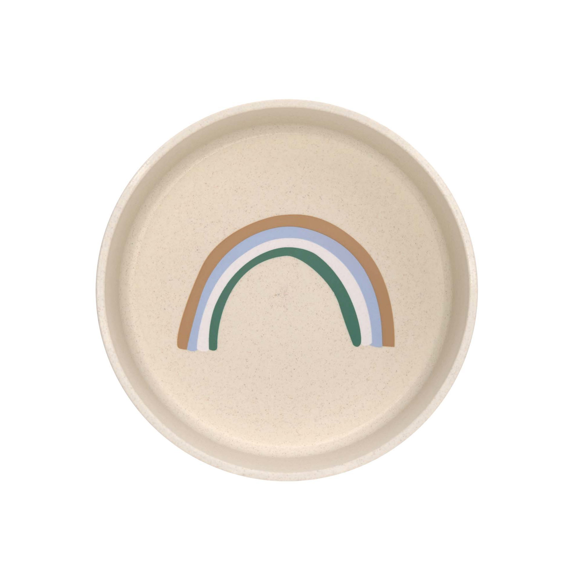 platten, teller, geschirr, regenbogen, beige