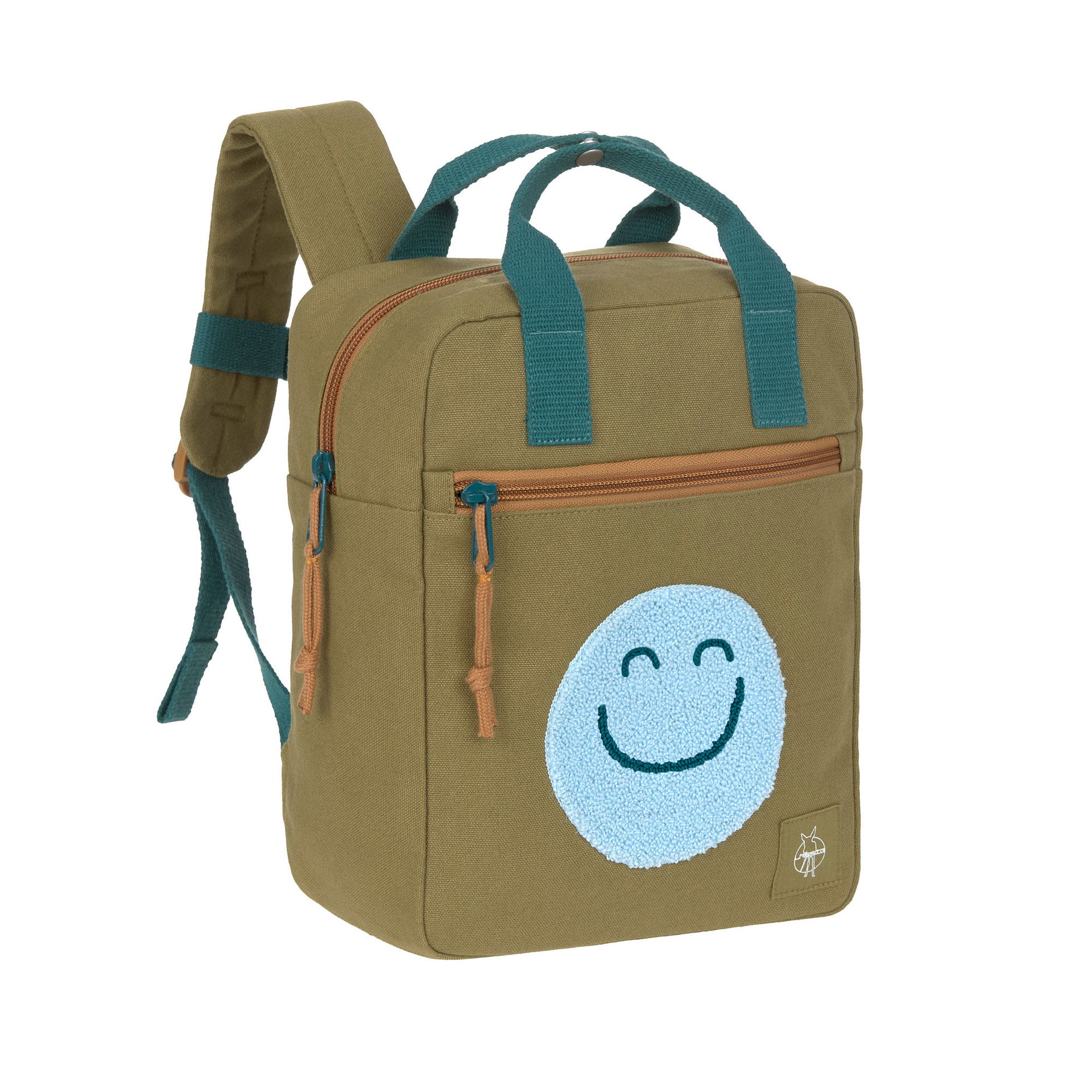 Little One Me Square Backpack Small, olive