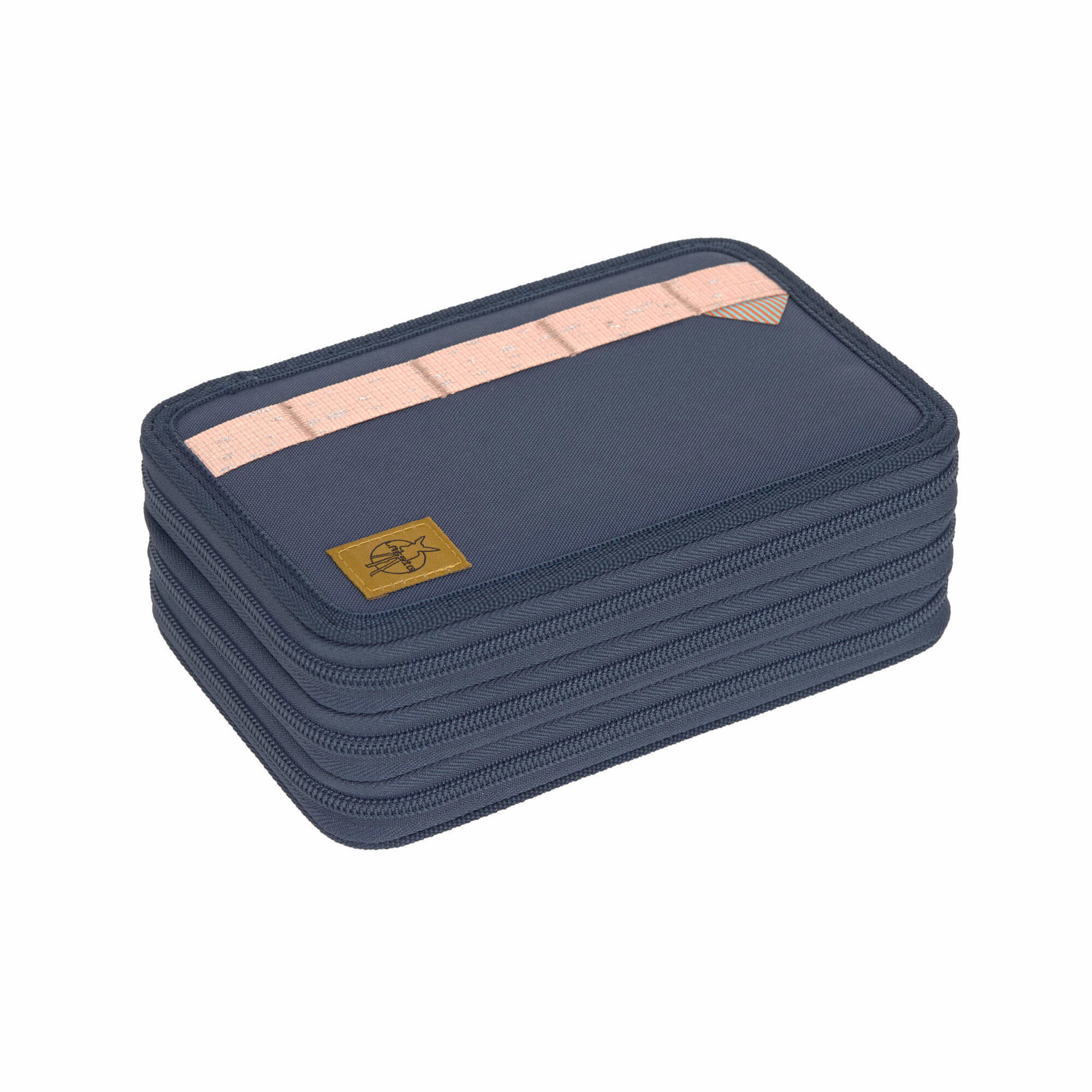 Aufbewahrungsbox, Stoffbox, Reiseorganizer, Kissenbox, Nachtblau