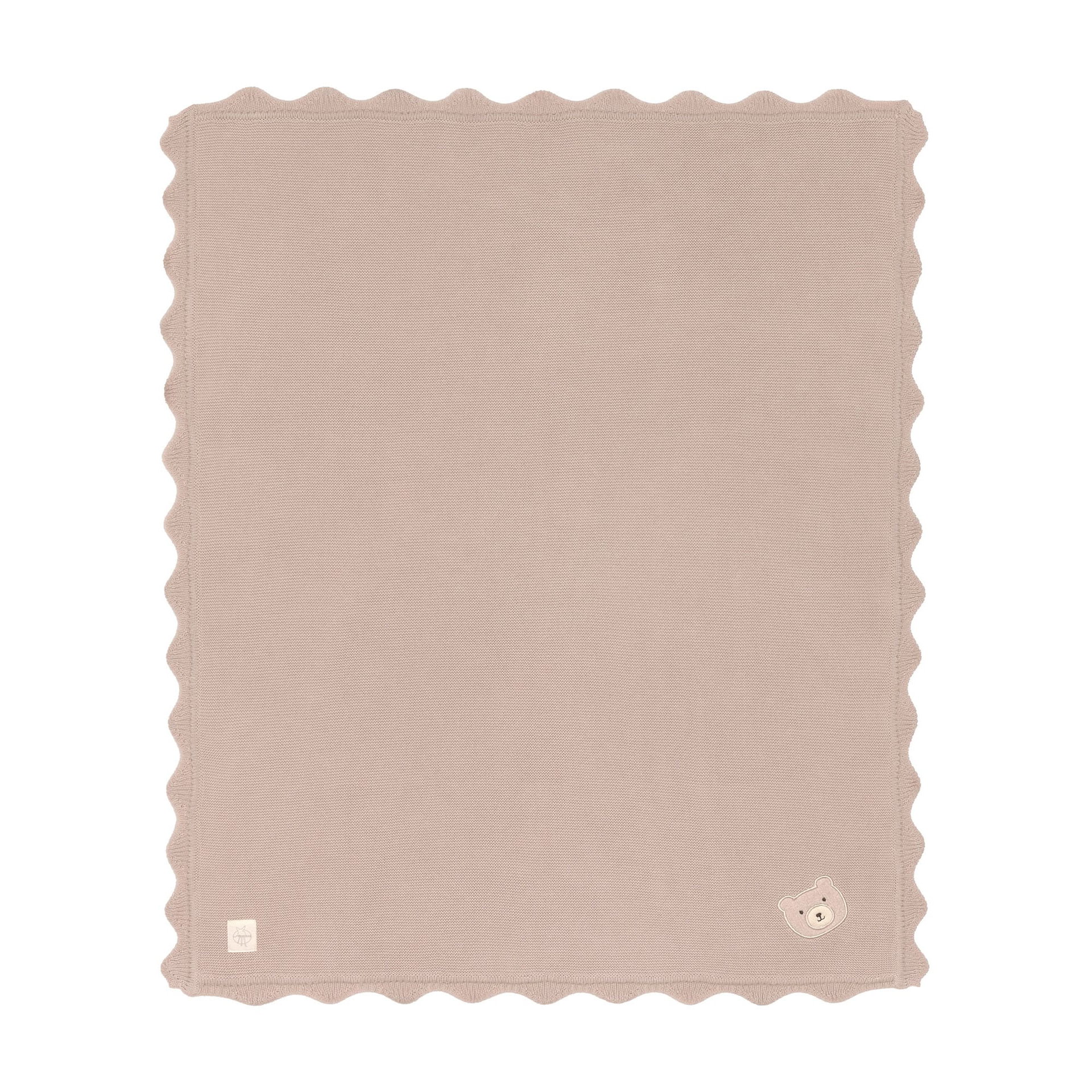 Baby, Decke, Geknüpft, Beige, Bär