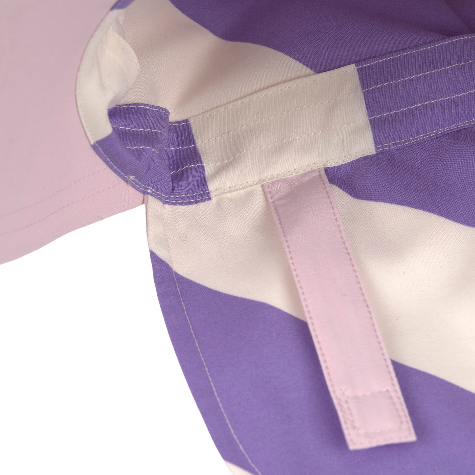 cape, hood, purple, pink, stitching