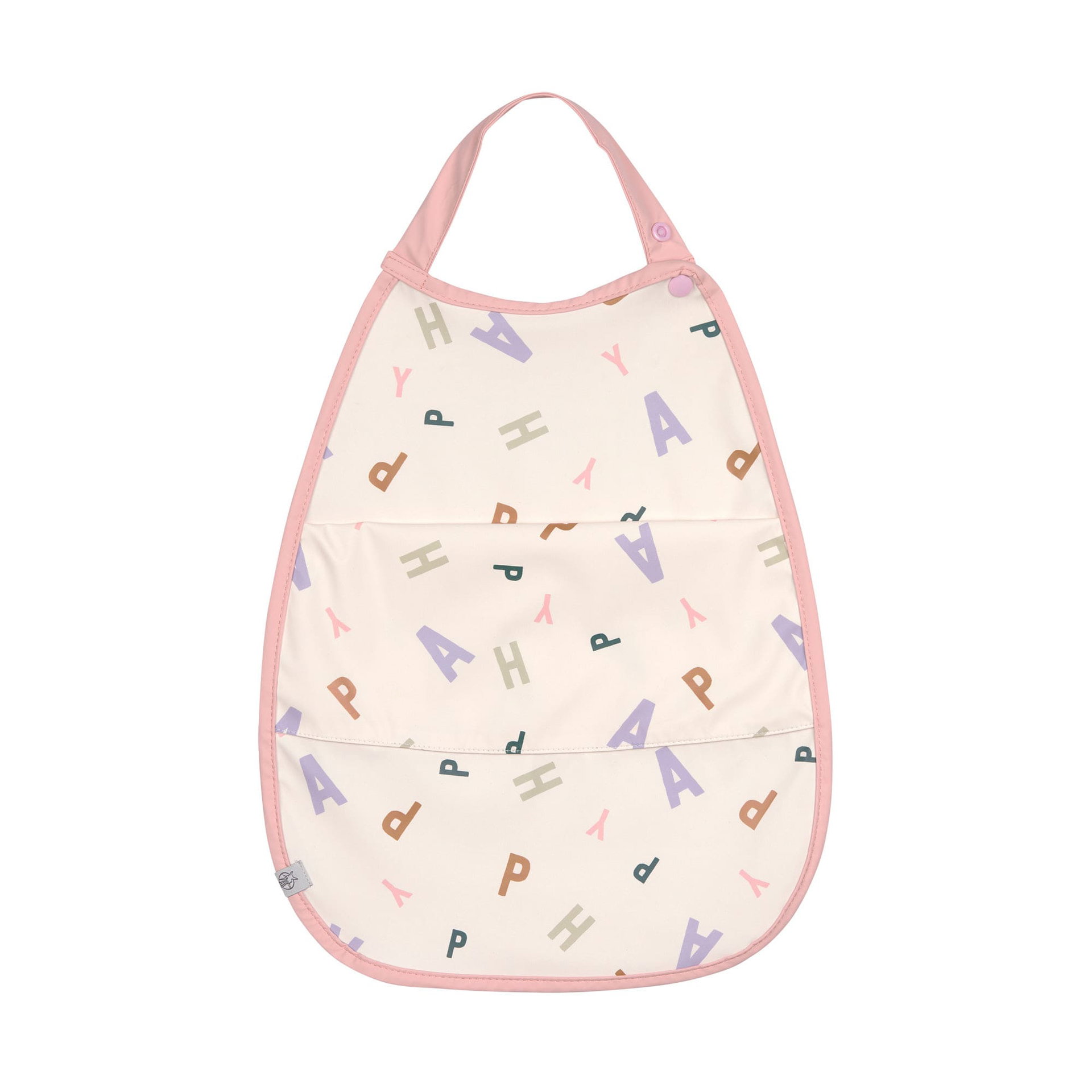 Bild 1 Medium Drop Bib with Pocket Happy Fruits peach, Zubehor, Tasche, Handtasche, Zubehor, Tasche, Handtasche