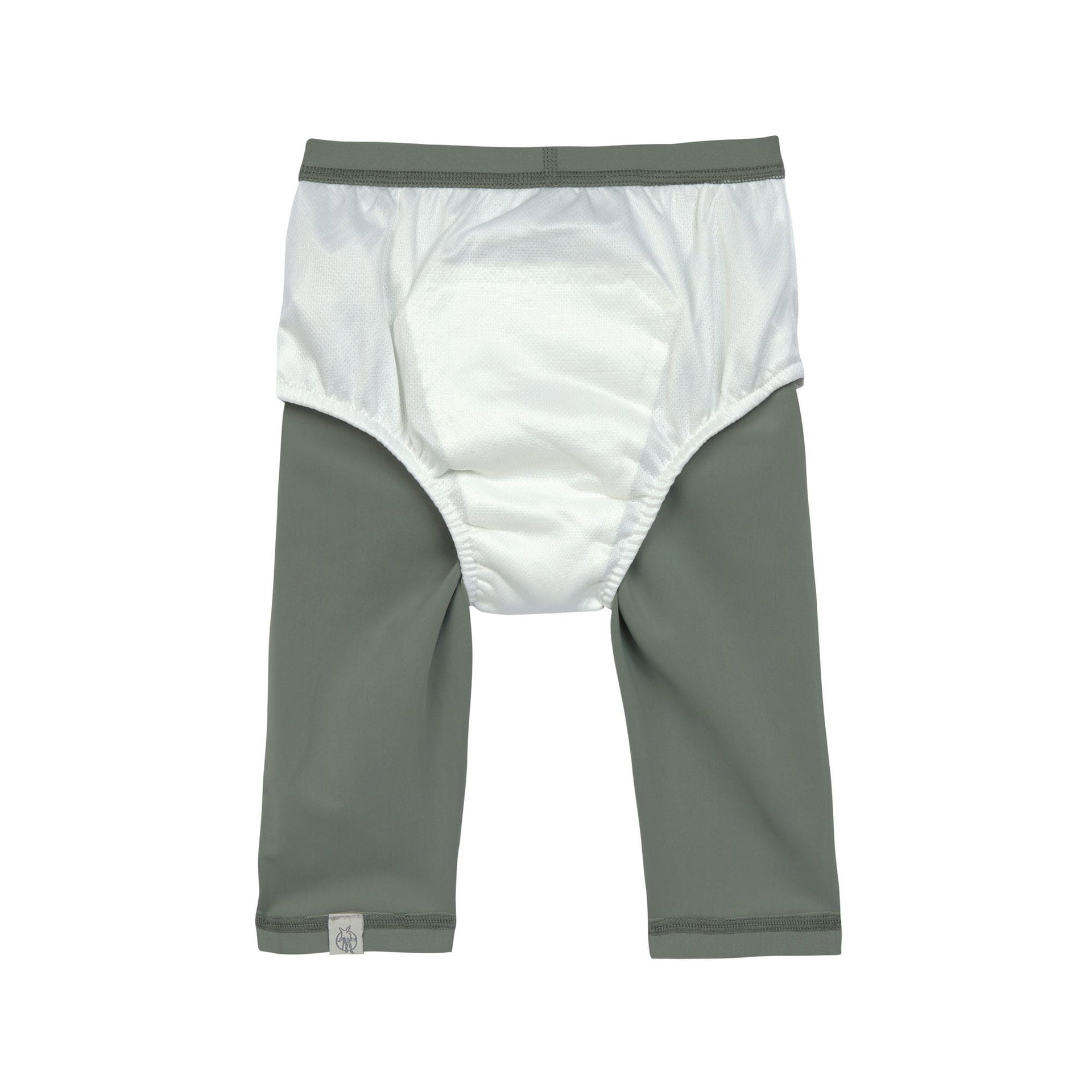 Badehose Baby Kurz (UV-Schutz & Windel), Oliv
