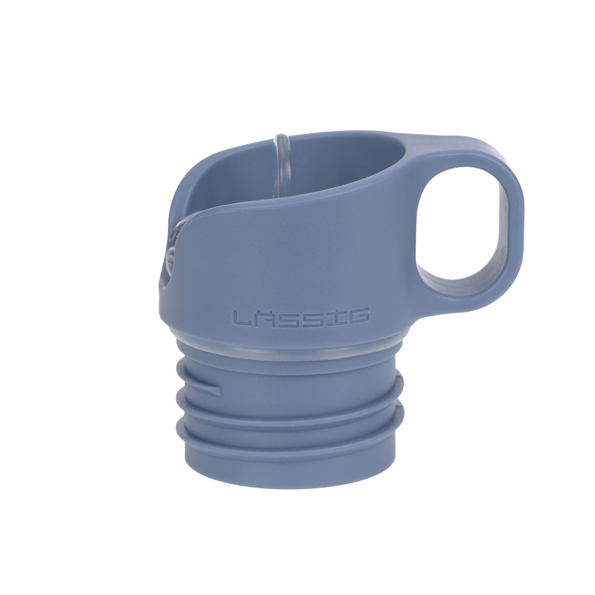 flask, water bottle, collapsible, blue, screw-cap