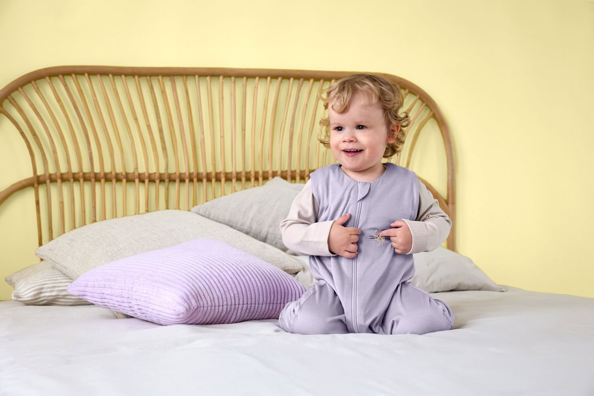 Baby, Kleidung, Overall, Lila, Kinderzimmer