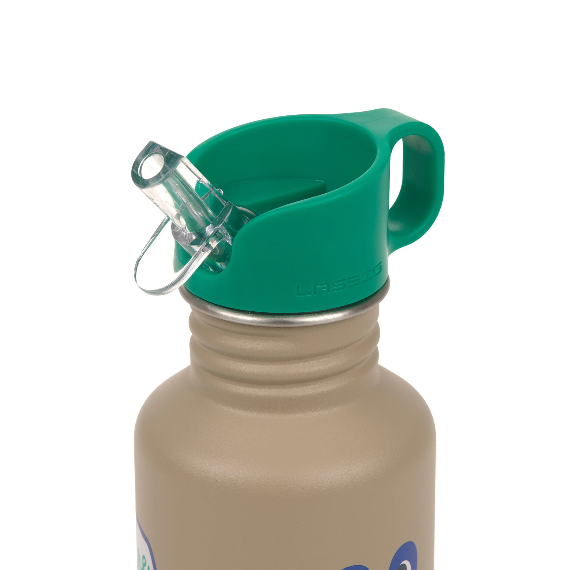 Trinkflasche, Sportequipment, Grün, Schraubverschluss, Kappe mit Auslaufschutz