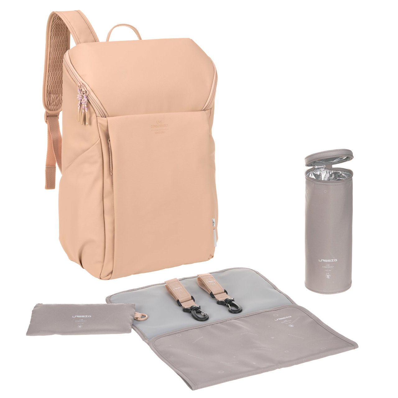 Wickelrucksack - Slender Up Backpack, Oliv | Lässig