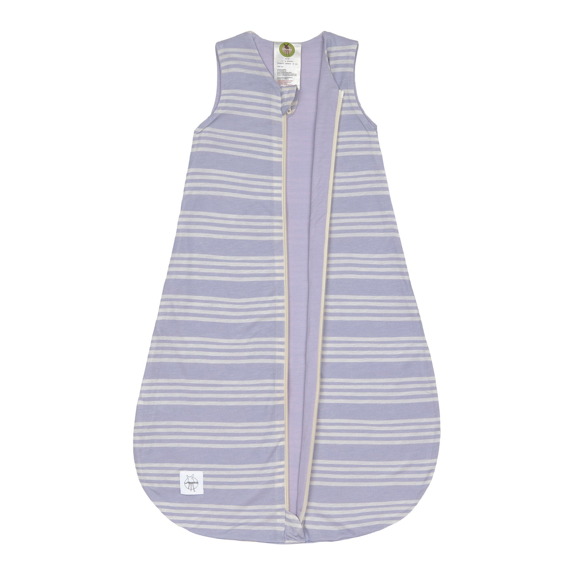 Schlafsack, Baby, Streifen, Lila, Grau