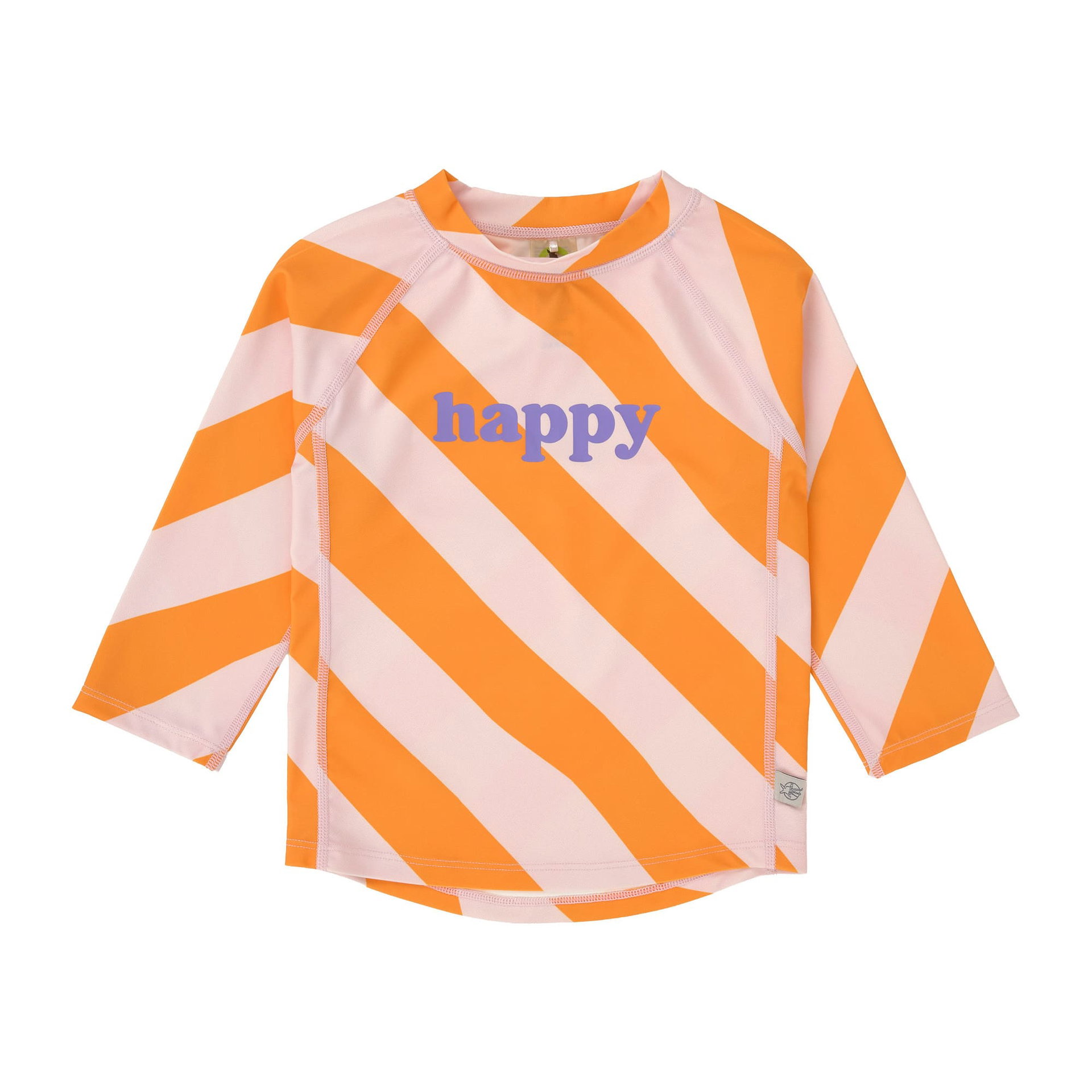 Bild 1 PreOrder 2026 -  Long Sleeve Rashguard Stripes  pale pink/orange, tshirt, langarm, orange, pink, gestreift