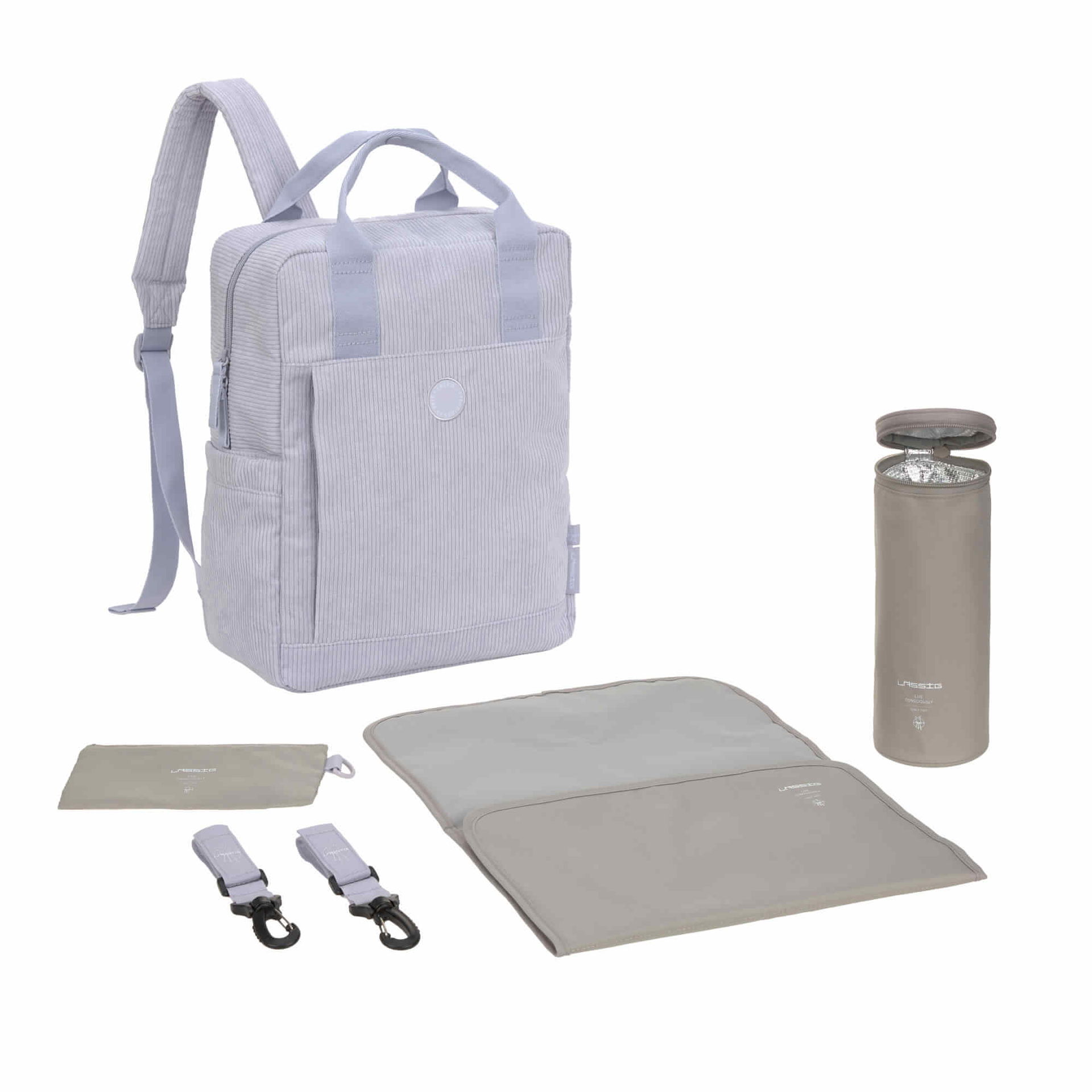 Diaper Bag Vividal Backpack Cord, lilac Lässig - Main Image