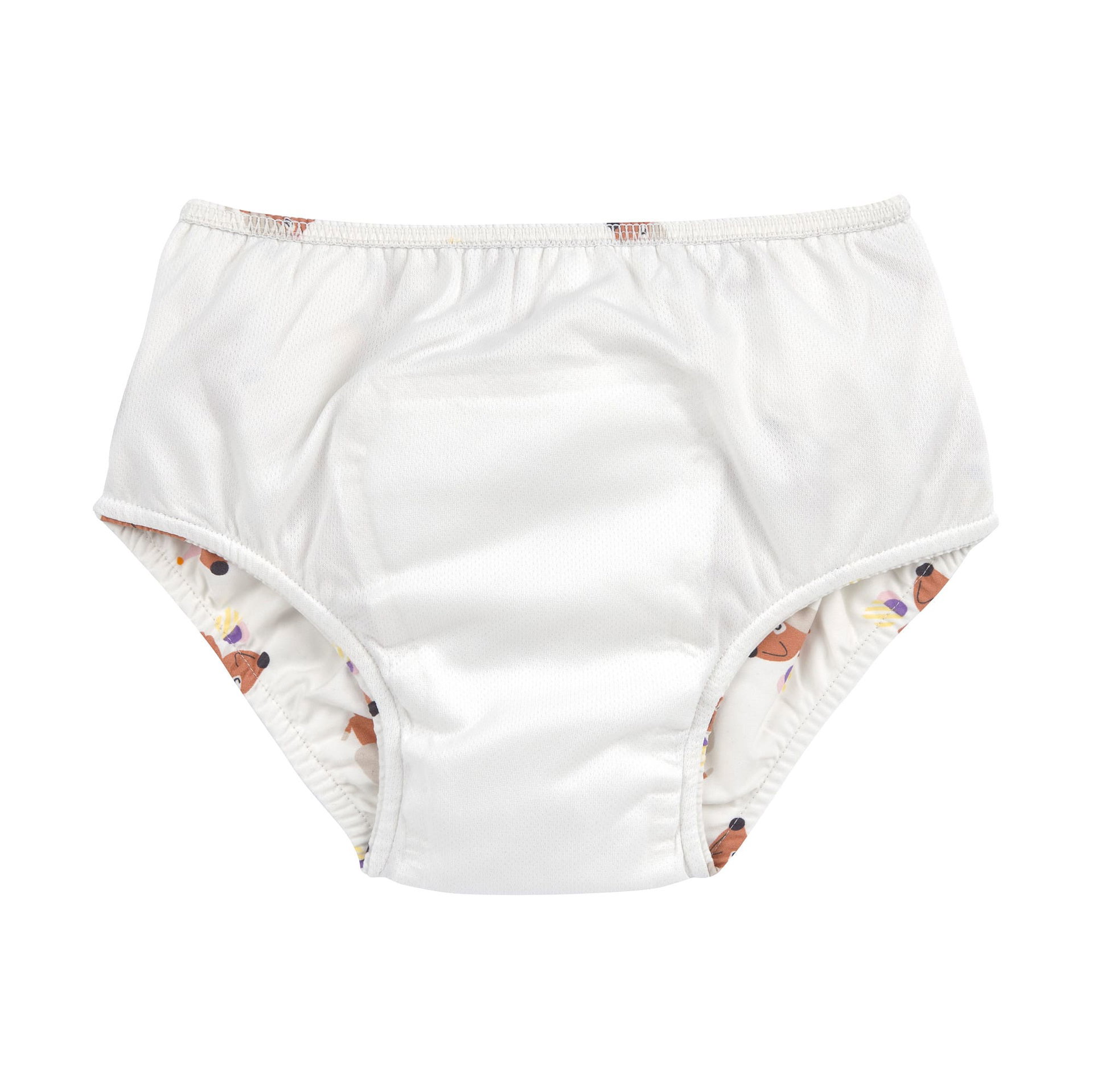Baby Diaper, Diaperhülle, Weiß, Bedrucktes Innenfutter, Gummibund