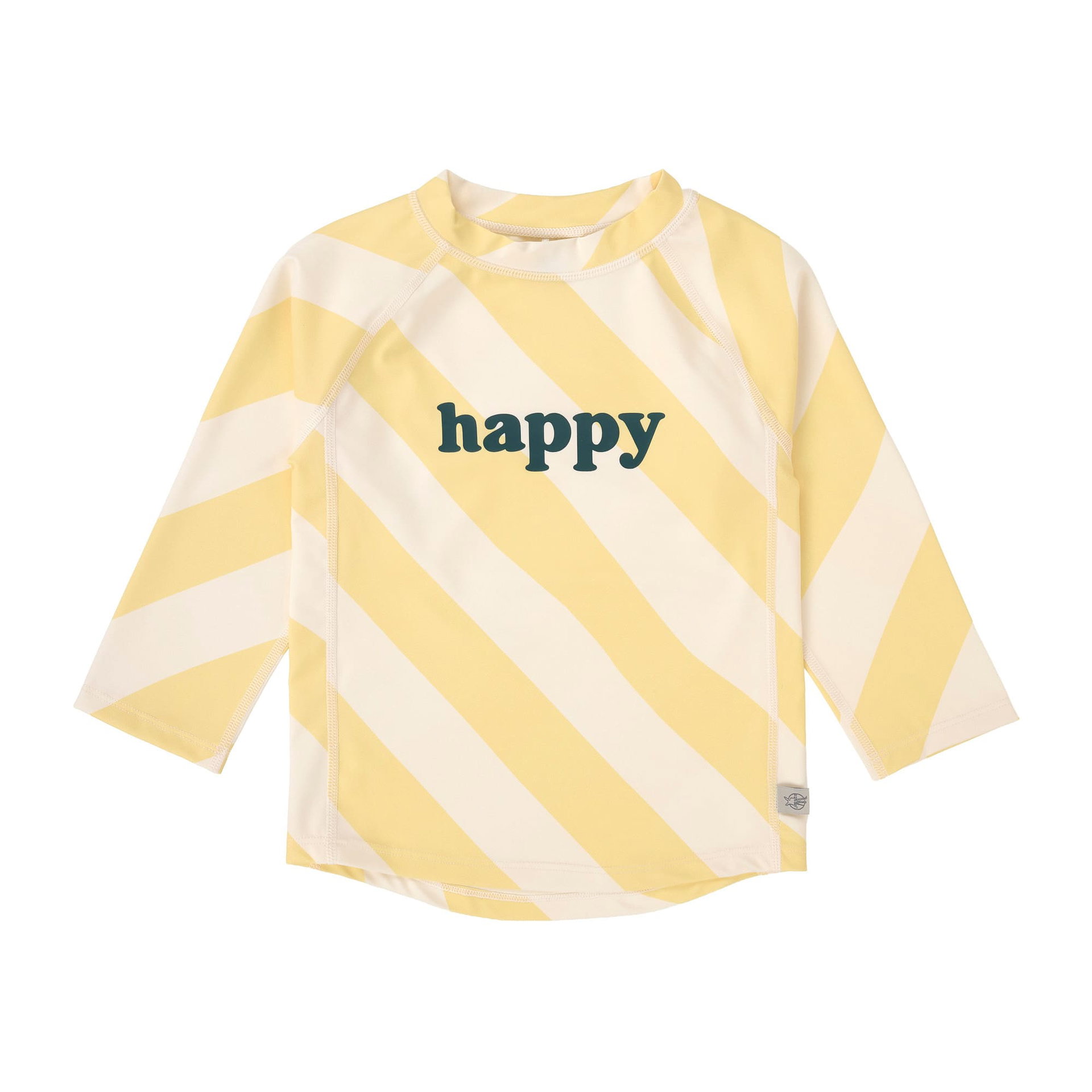 Bild 1 PreOrder 2026 -  Long Sleeve Rashguard Stripes  pale yellow/sea salt, Bekleidung, Langarm, Ärmel, T-shirt, Hemd, Langarmtop, Gestreift, Gelb, Lässig, Aufdruck