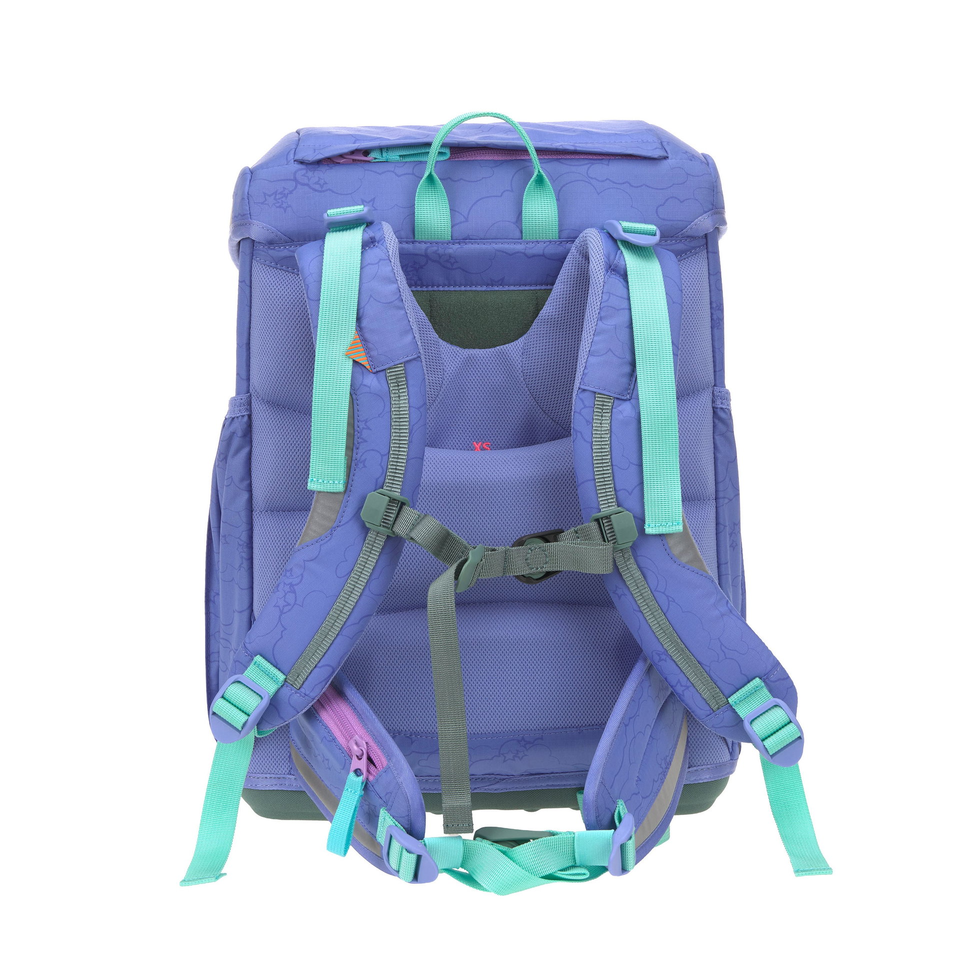 Cartable scolaire (6 pcs) Light - Unique, nuages violets