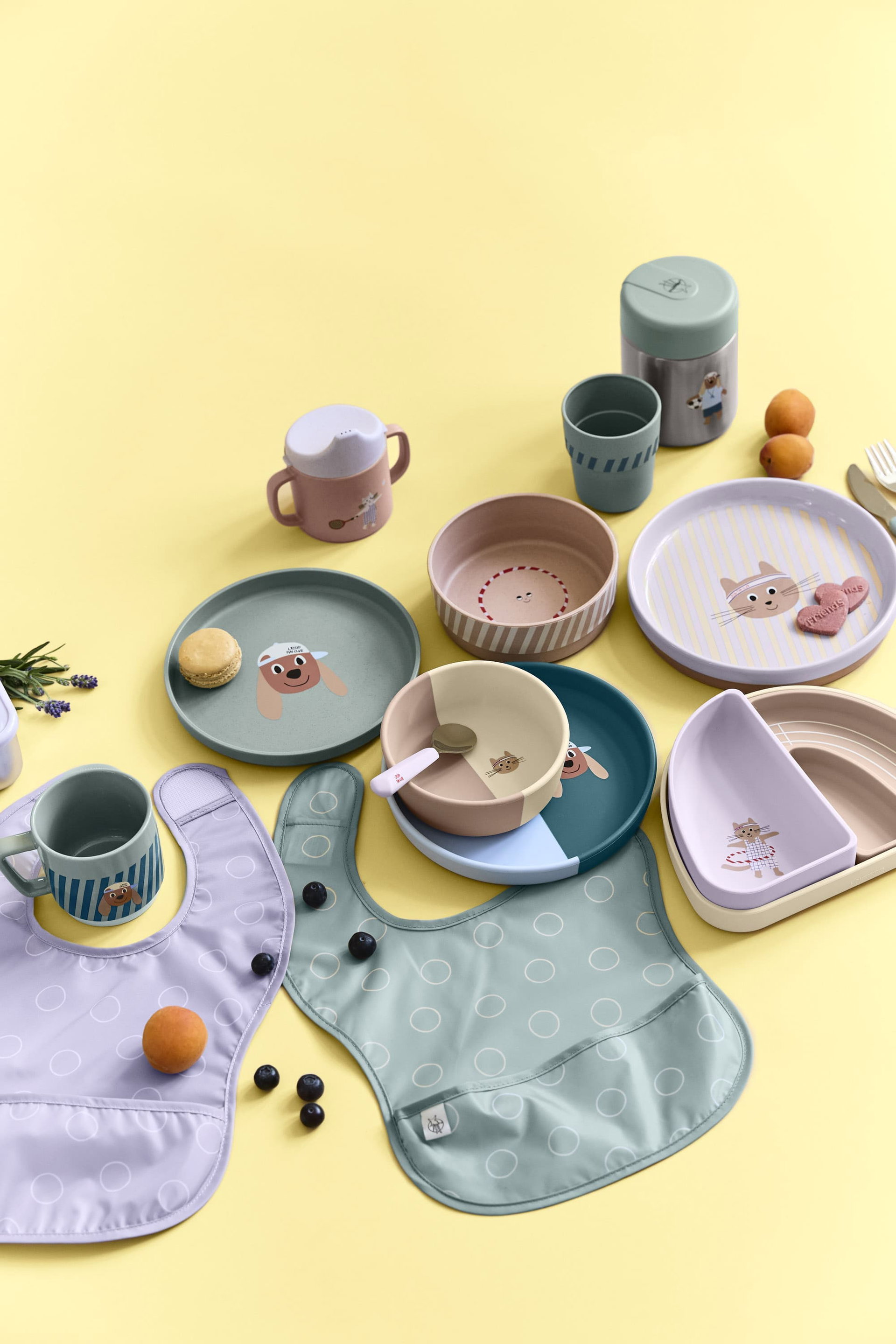 Assiette enfants - Tiny Team, Chien