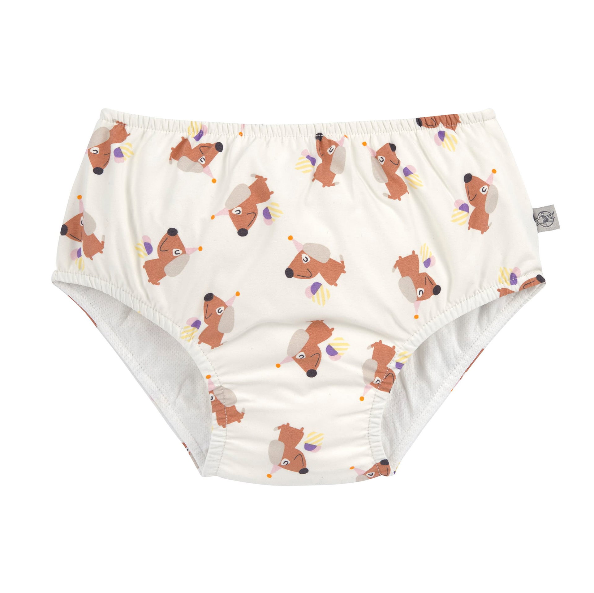 Bild 1 PreOrder 2026 -  Swim Diaper Ice Cream/Dog sea salt, Bekleidung, Unterwäsche, Windel, Dessous, Höschen, Baby, Schwimmwindel, Muster, Weiß, Hundensilhouette
