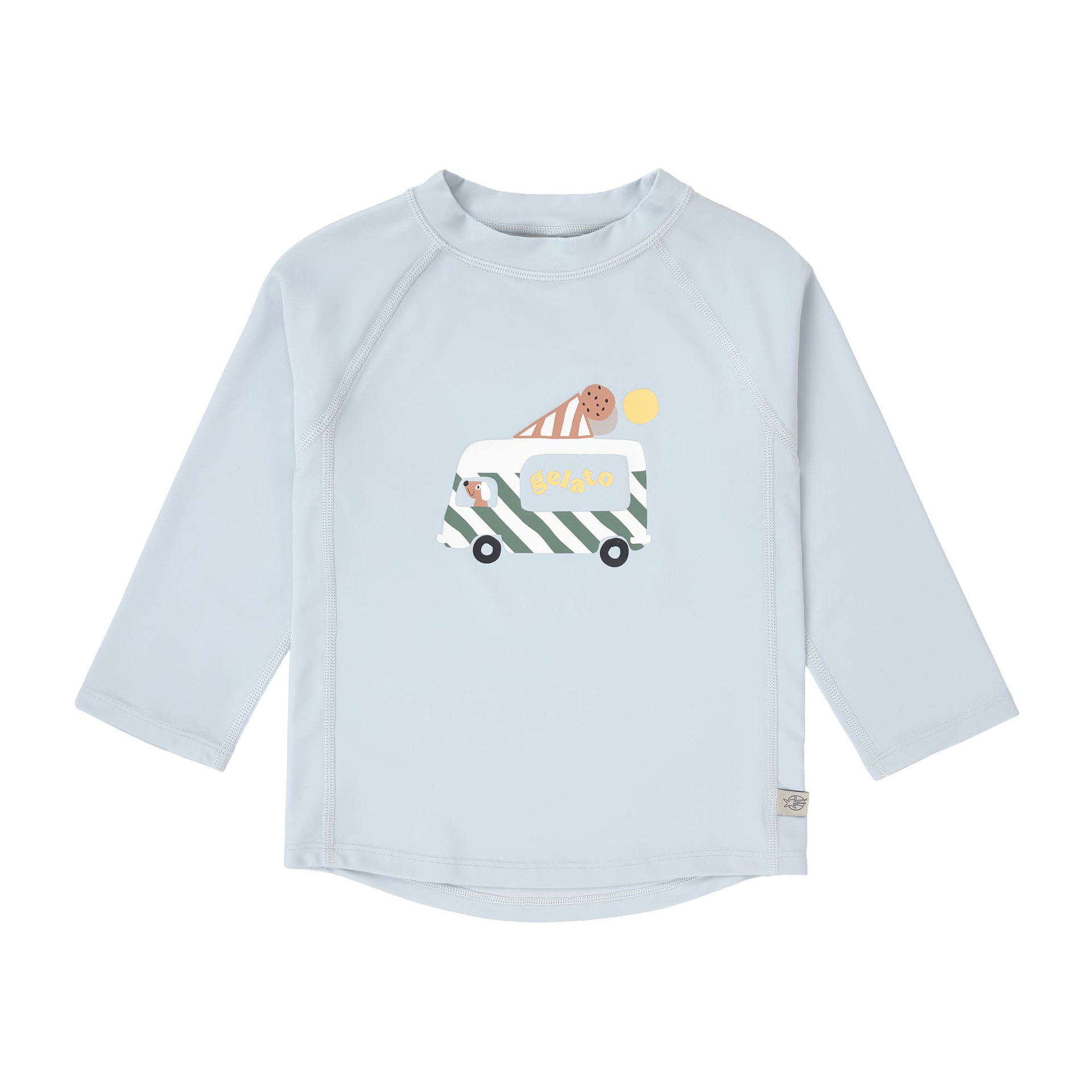 Bild 1 PreOrder 2026 -  Long Sleeve Rashguard Ice Cream Truck  illusion blue, Bekleidung, Langarm, Ärmel, T-shirt, Hemd, Sneaker?, No, Wait