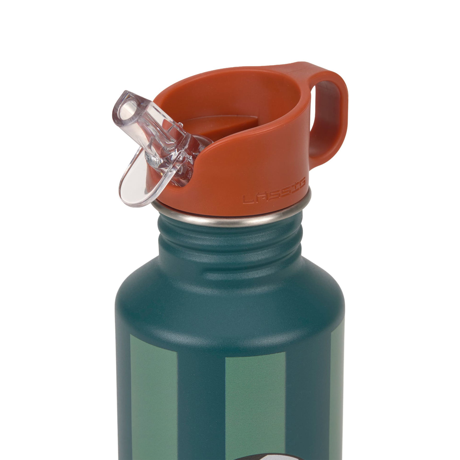 Wasserflasche, Sportsflasche, Flasche, Karabinerdeckel, Mintgrün