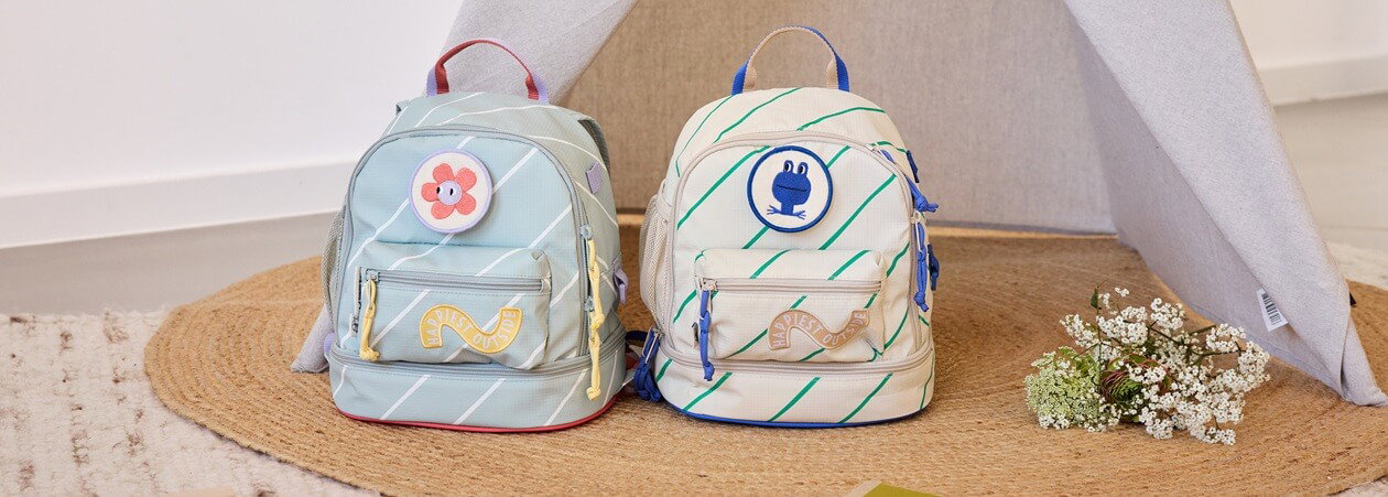 Rucksack, Backpack, Kinder, Streifen, Geldbörse