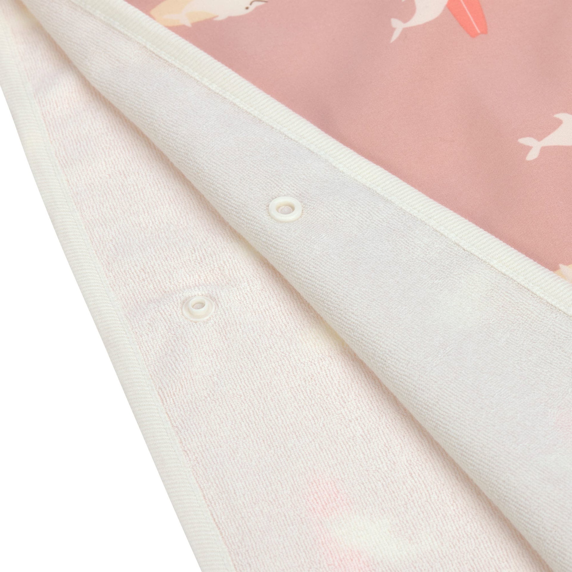 UV Badeponcho Kinder - Delfin, Rosa