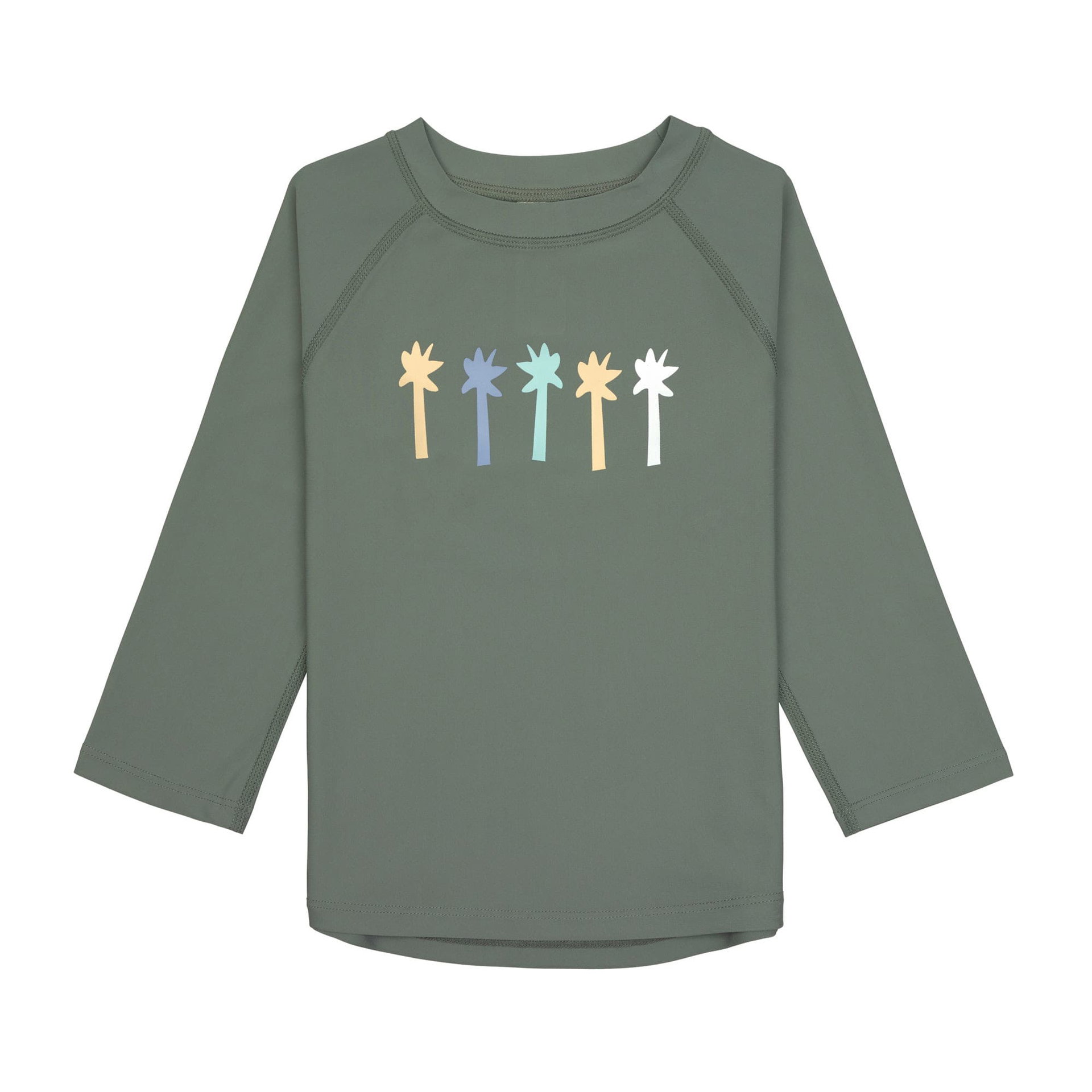 Bild 1 PreOrder 2025 Long Sleeve Rashguard Palms  deep olive