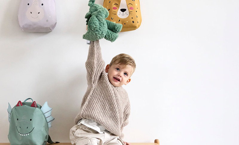 kinder, kind, pullover, strick, handpuppe