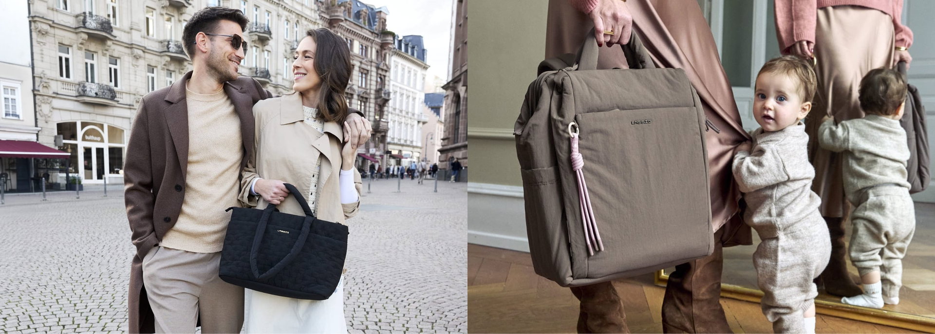 Tasche, Handtasche, schwarz, gequiltet, Stadtstil