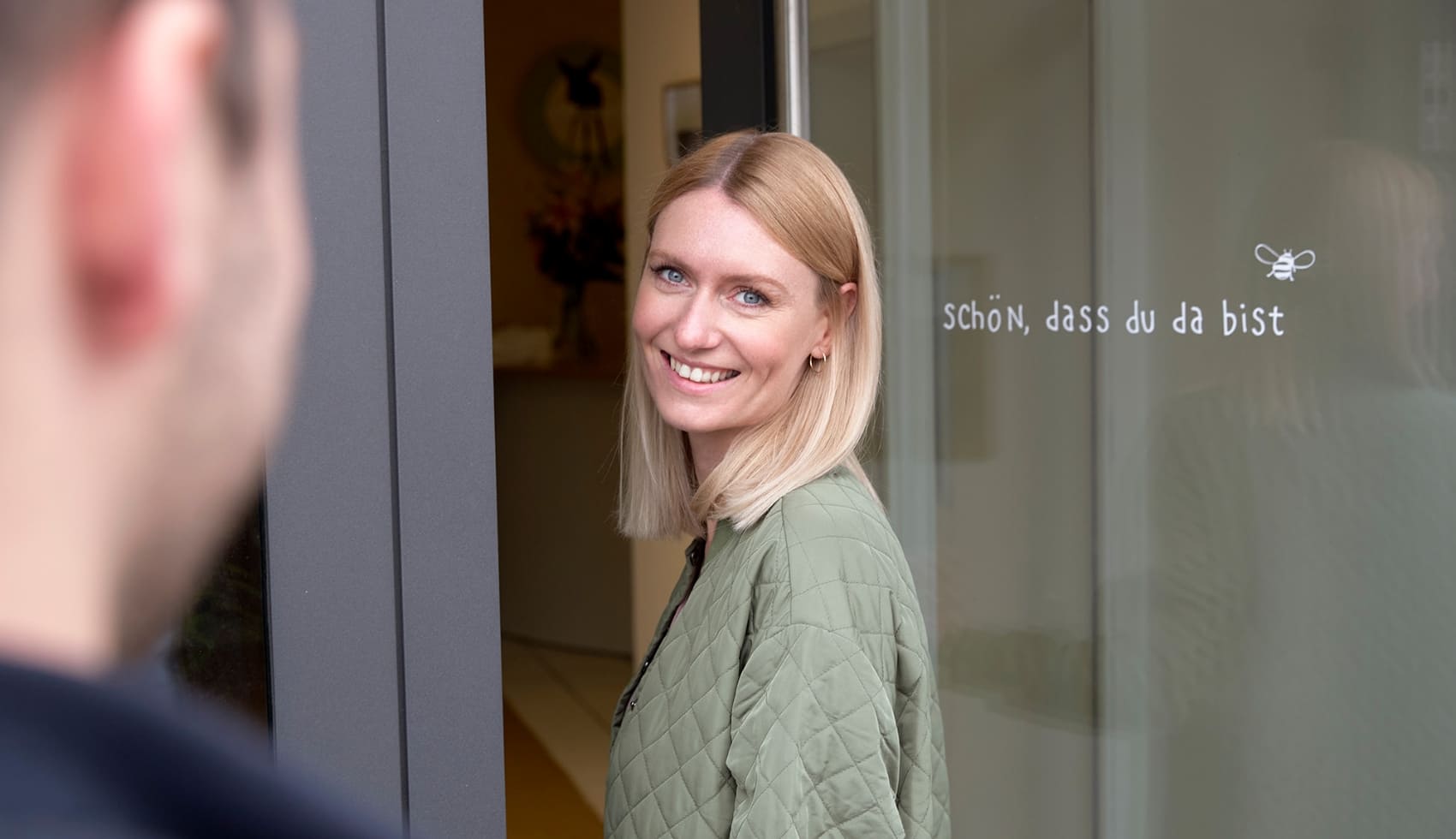 Gesicht, Kopf, Person, Lächeln, Blond