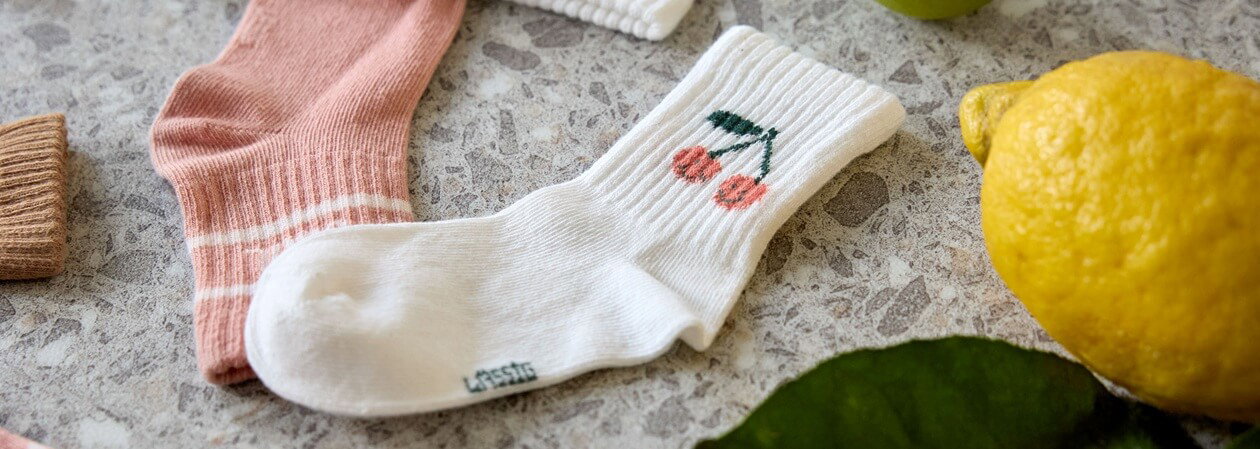Bekleidung, Strumpfwaren, Socke, Orange, Produzieren