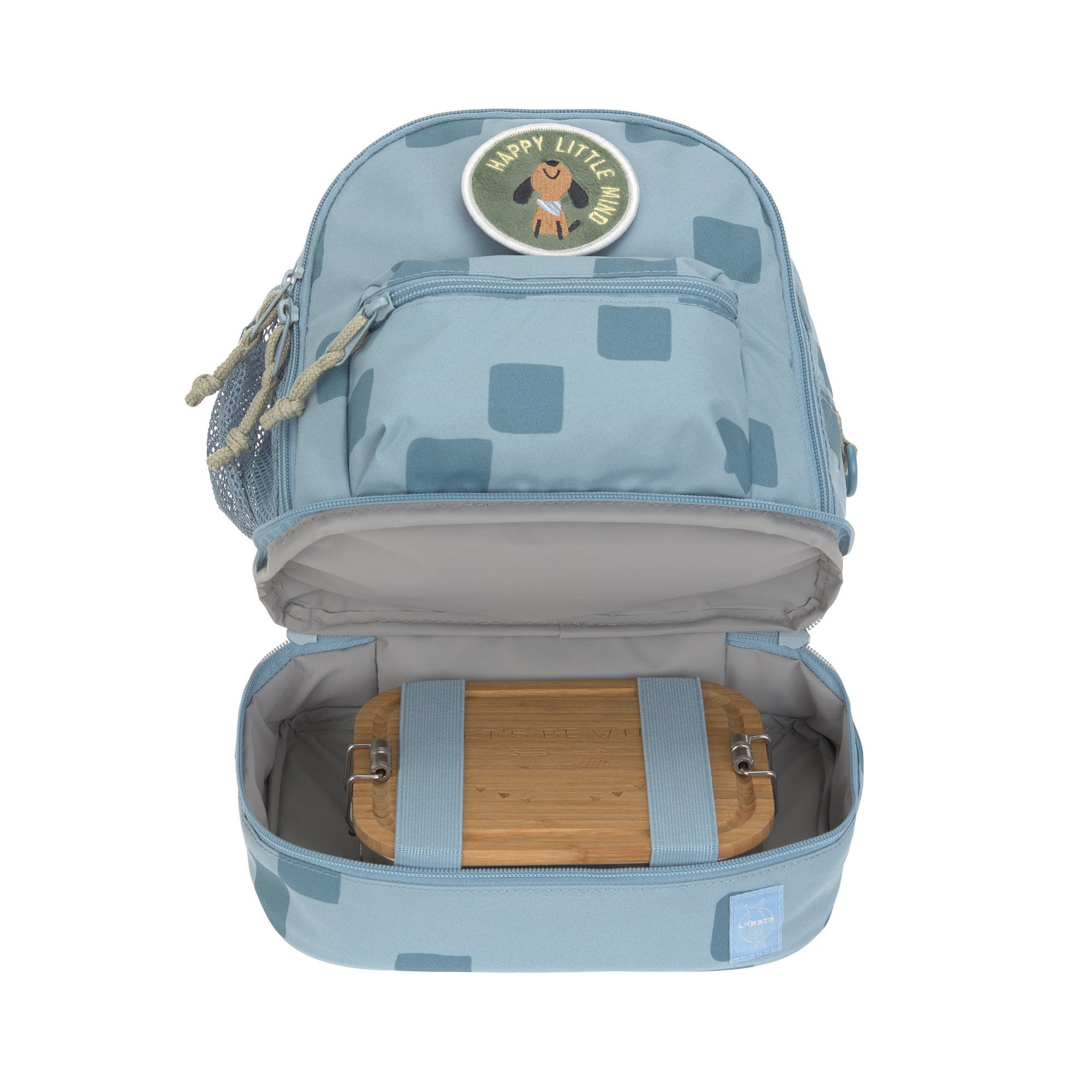 Bild 4 Kindergartenrucksack Mini - Pattern Party, Blau, Tasche, Rucksack, Erste Hilfe