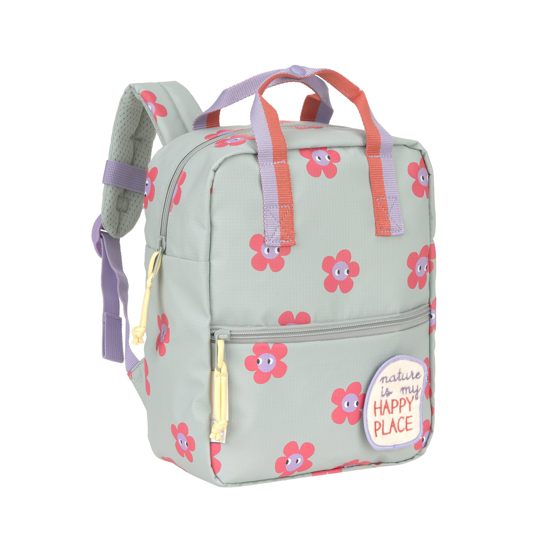 Rucksack, Backpack, Kinderrucksack, Blumenmuster, Pfadfinder-Tasche