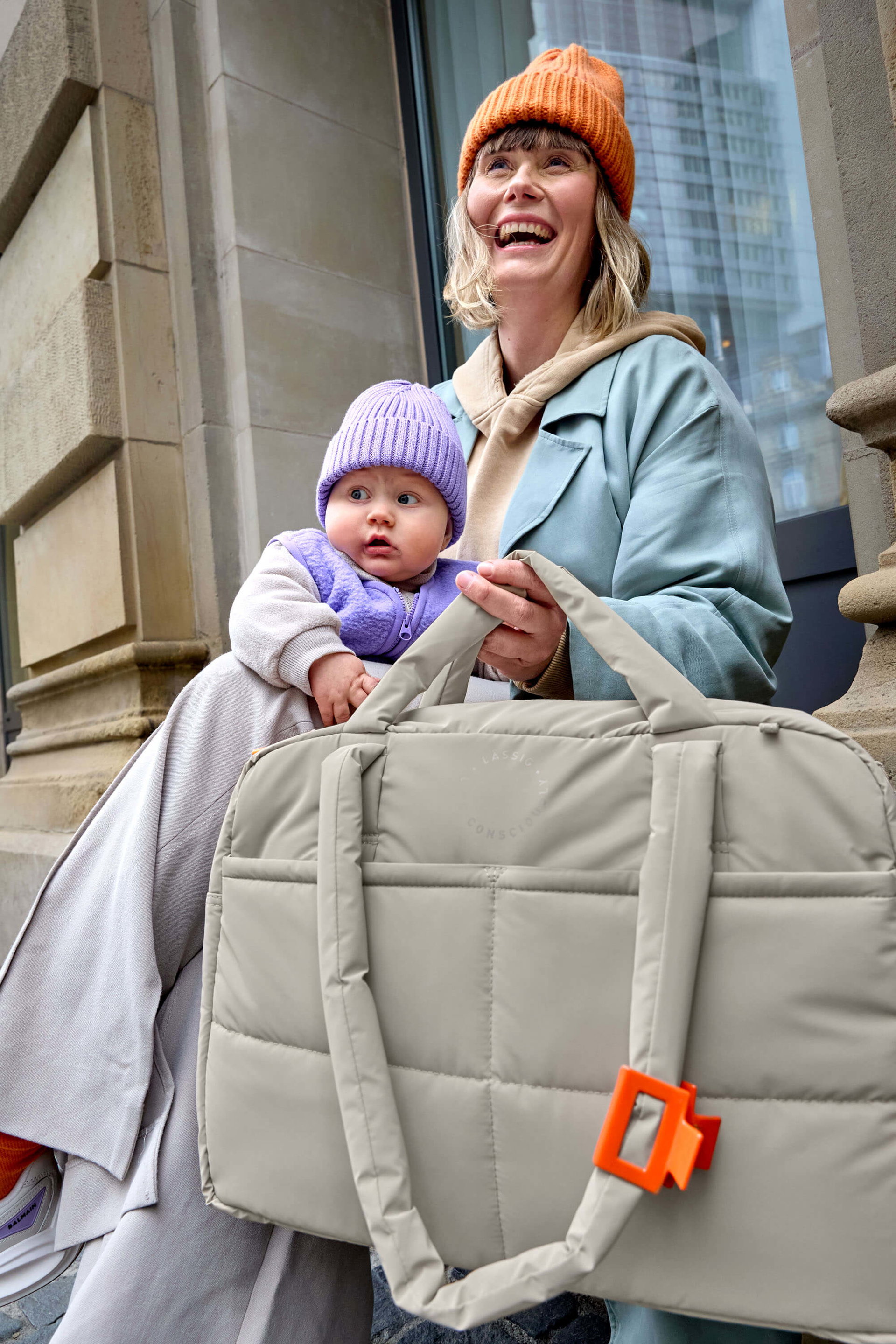 Wickeltasche - Everyday Bag, Beige