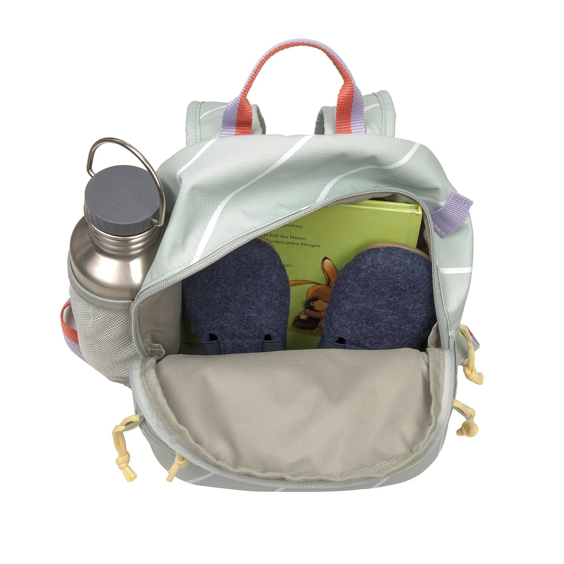 Kinder- Rucksack, Schulranzen, Mini-Rucksack, Wanderschule, Flaschenhalter
