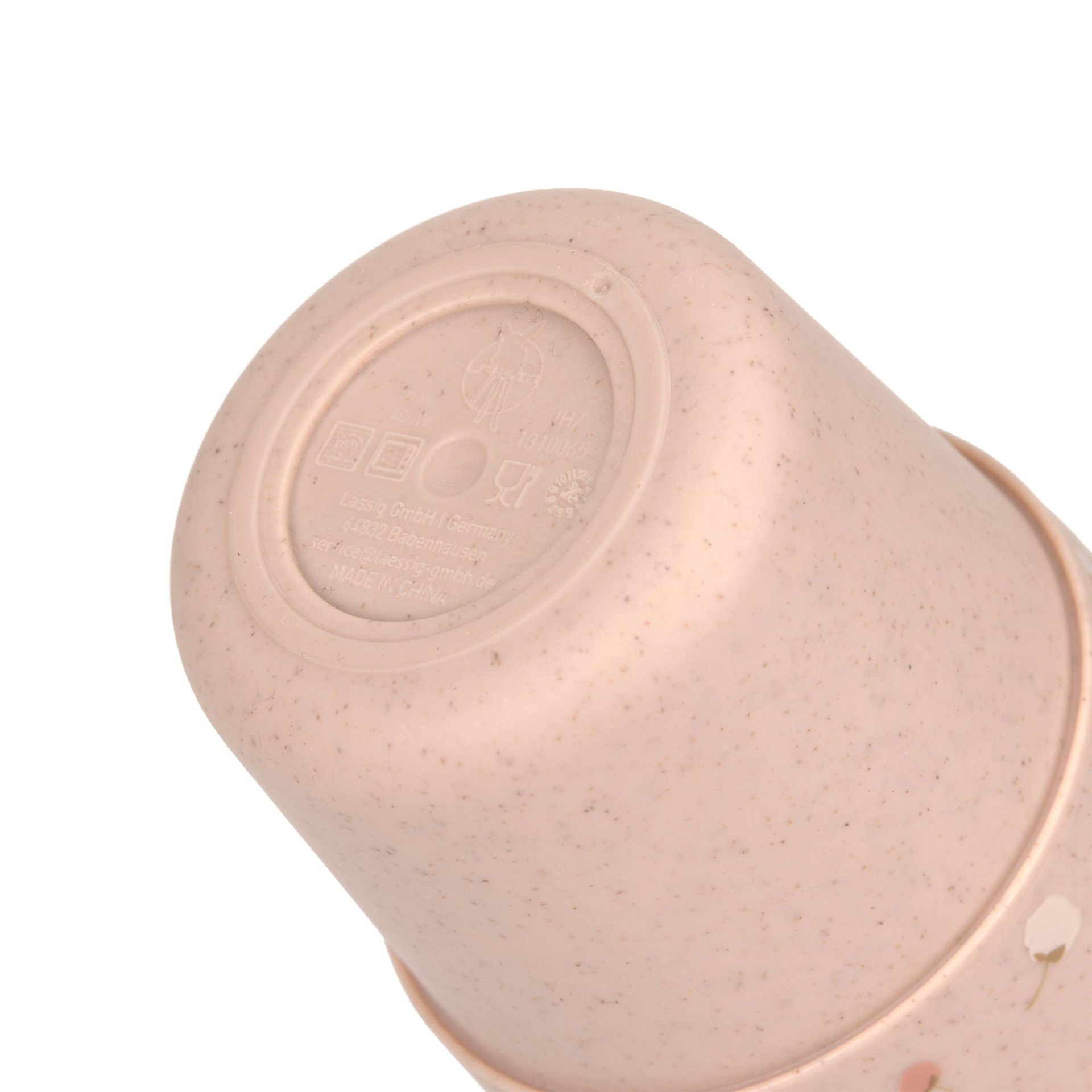 Kinderbecher, Kunststoff, Rosa, Sprenkelmuster, Kindergeschirr