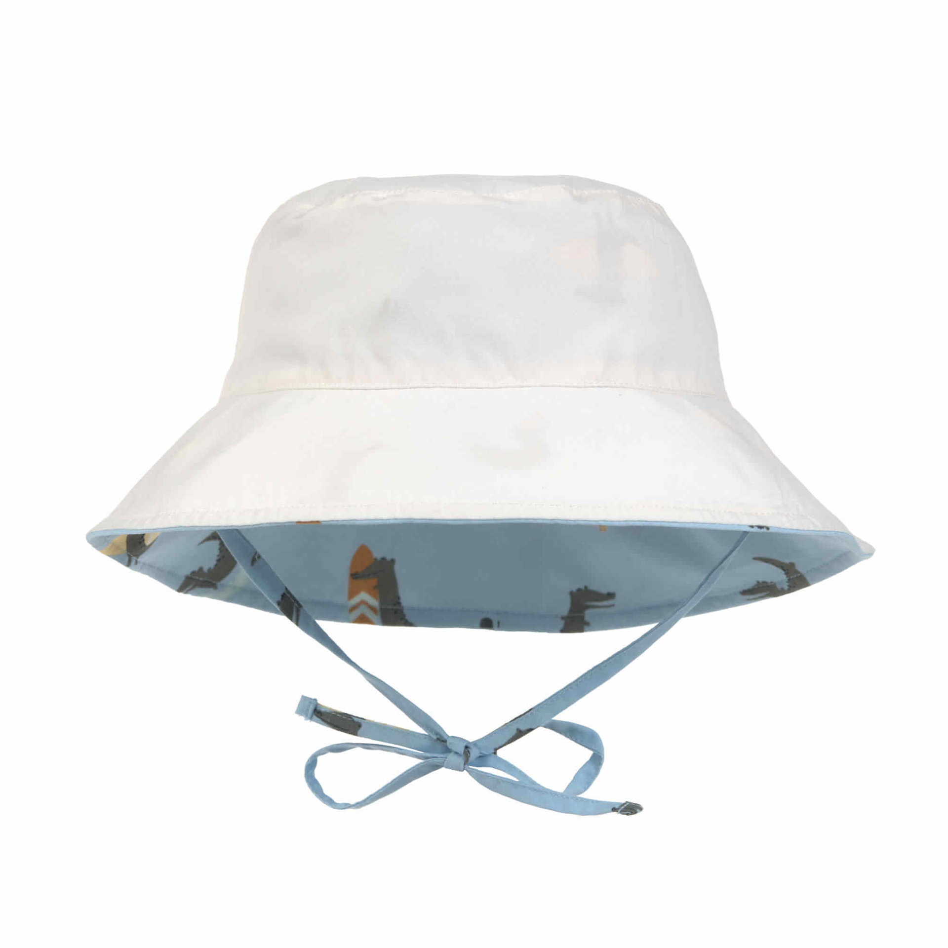 Bild 2 Sonnenhut Kinder (UV Schutz) - Krokodil, Hellblau
