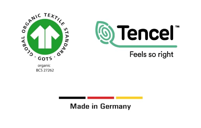 organisch, GOTS, Tencel, Hergestellt in Deutschland, Textil
